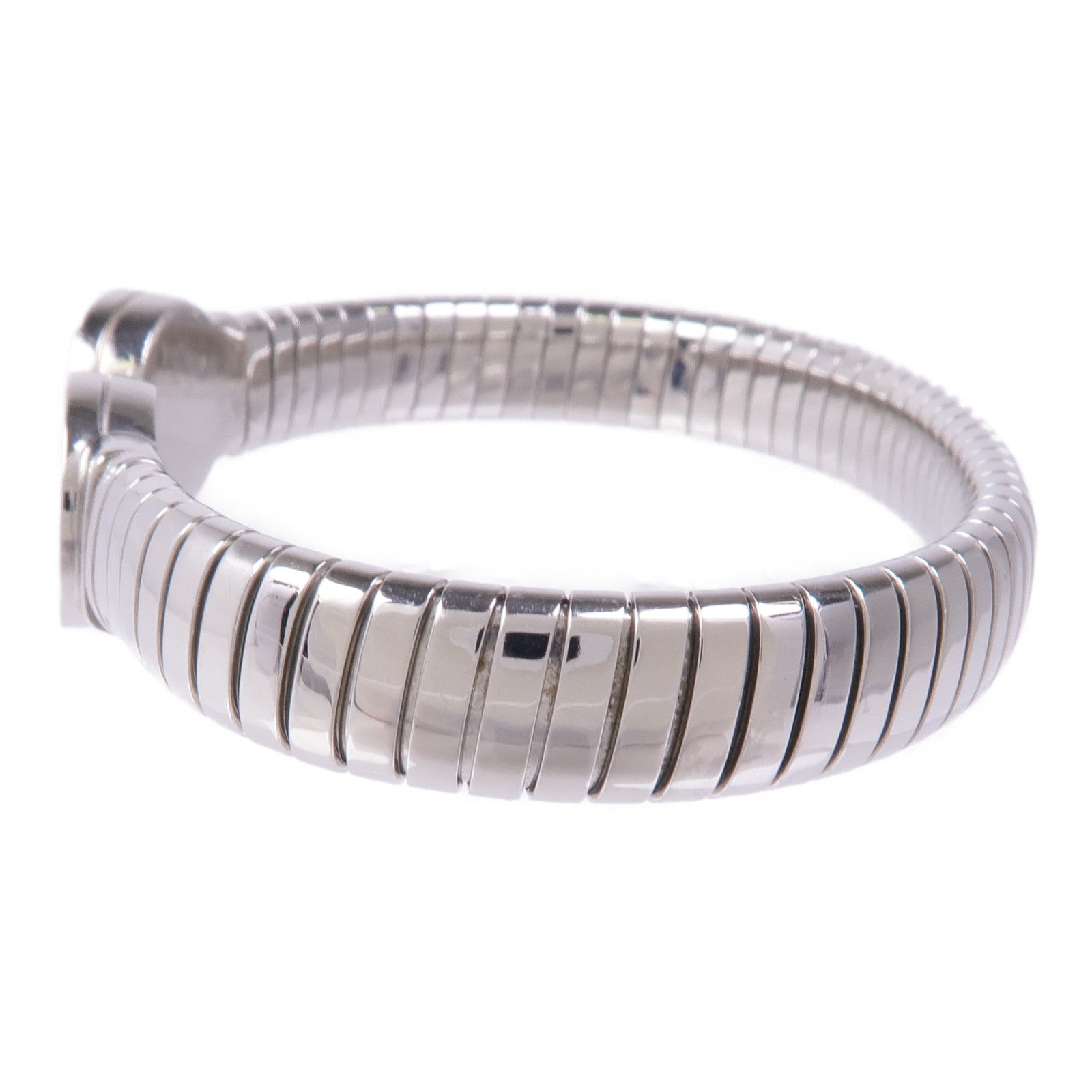 BVLGARI 鋼Tubogas Diamond Bracelet鑽石手鐲