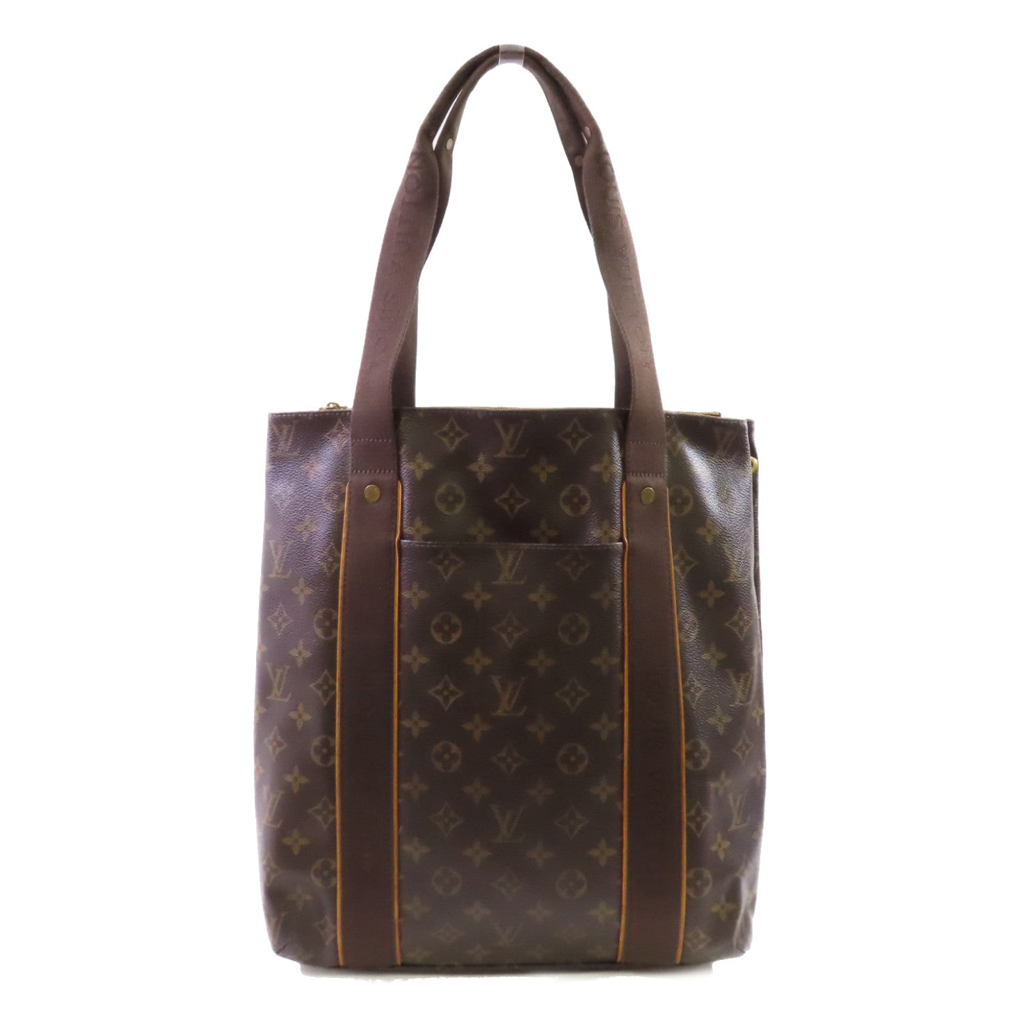 LOUIS VUITTON Monogram Cabas Beauboupg Tote Bag啡色