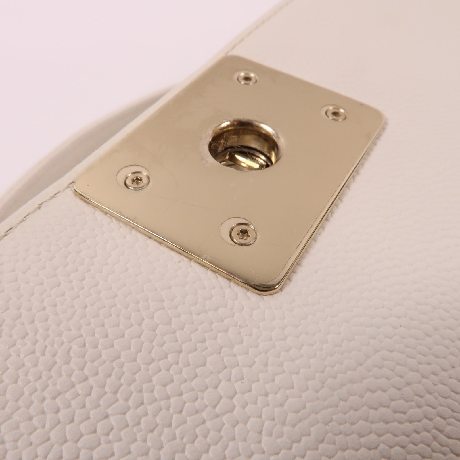 CHANEL 牛皮皮革Boy 25金扣鏈帶肩背袋