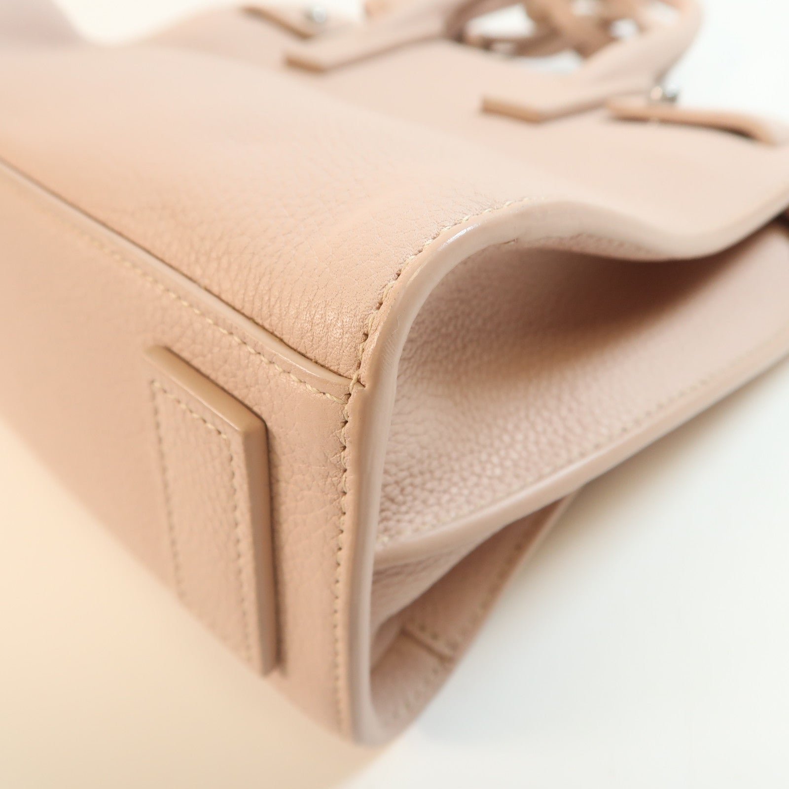 SAINT LAURENT YSL SHW Nano Sac de Jour Souple 2Way Bag Calfskin Leather 485019