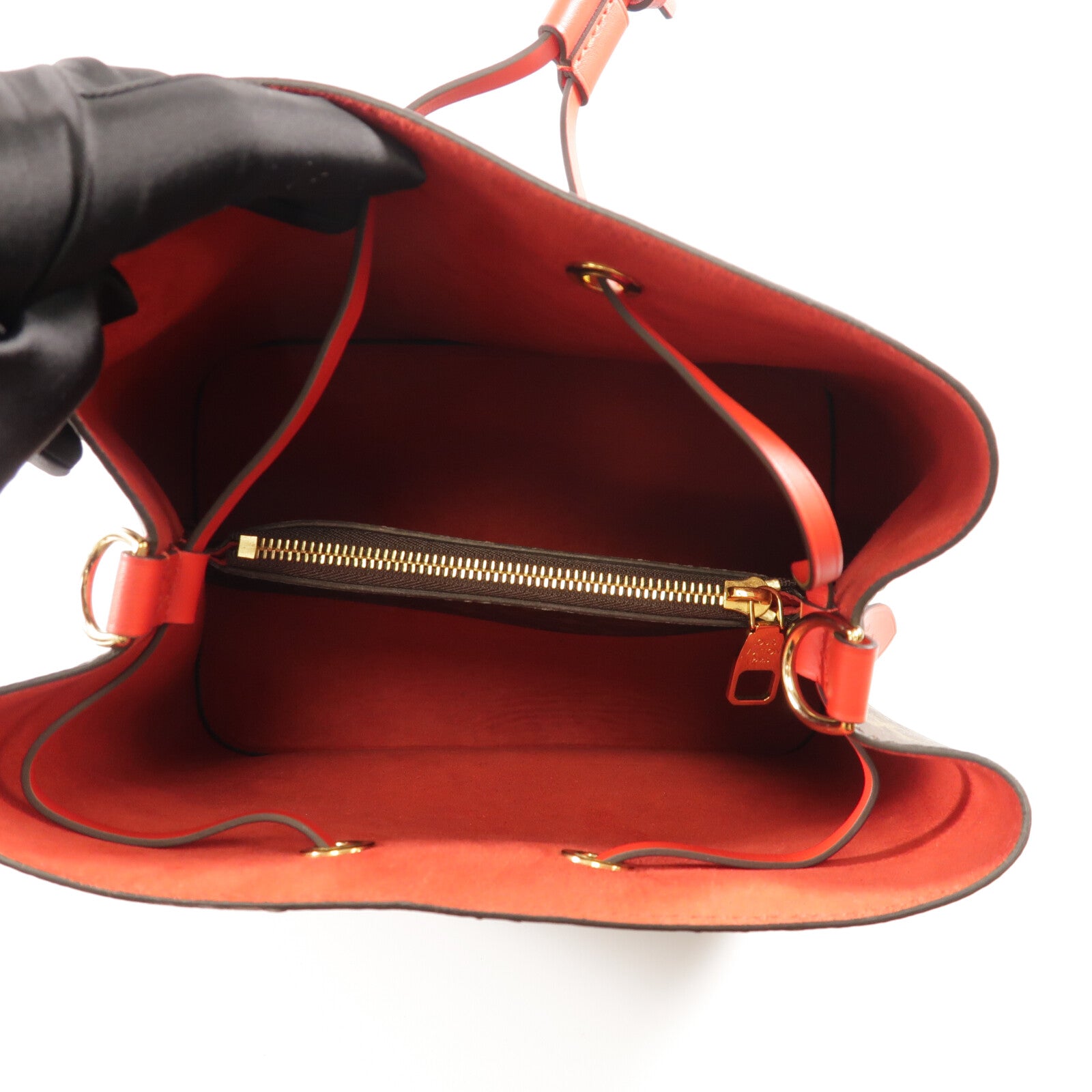 LOUIS VUITTON Monogram Neo Noe Bucket Bag肩背袋Coquelicot