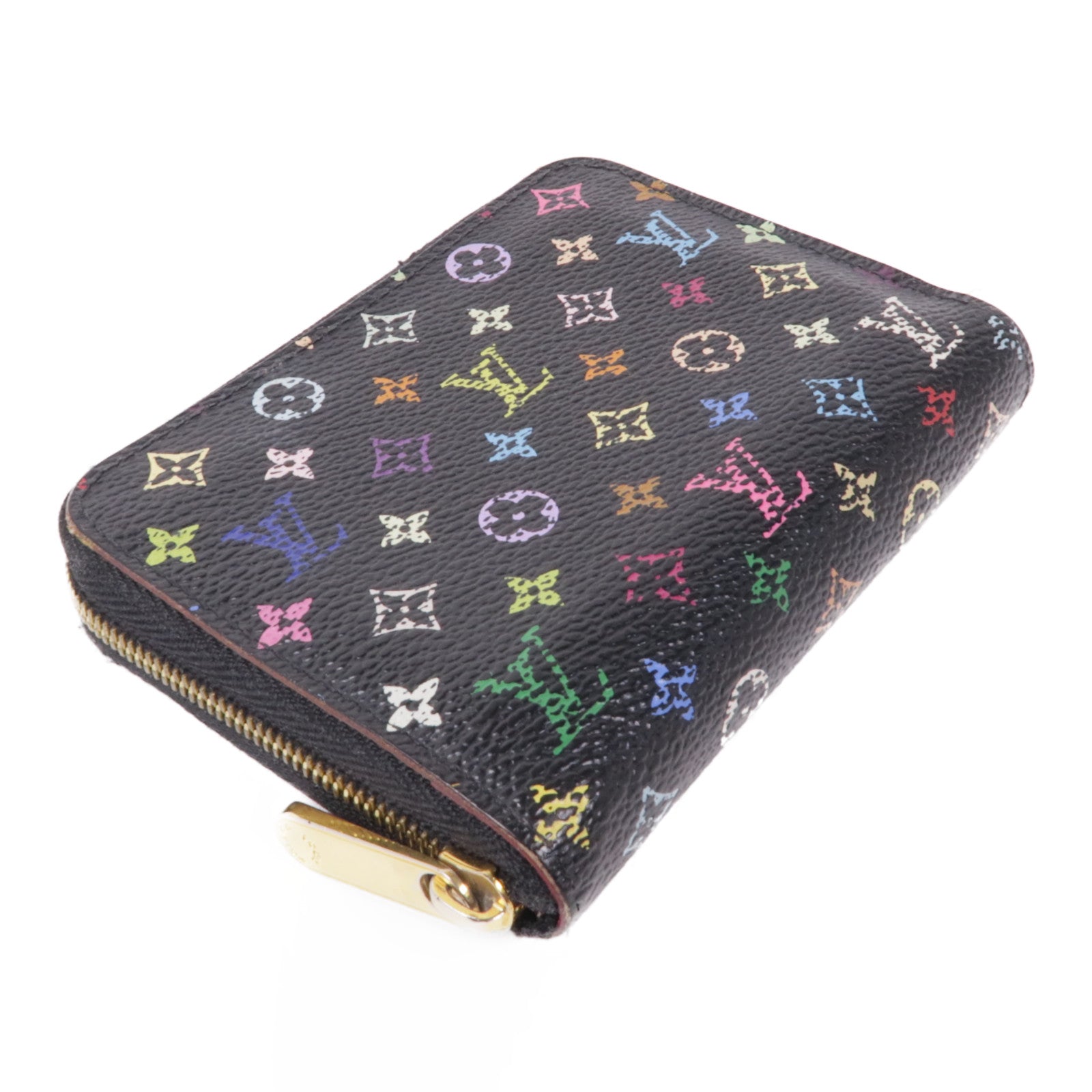 LOUIS VUITTON Monogram Multicolore Coin Case金扣零錢包