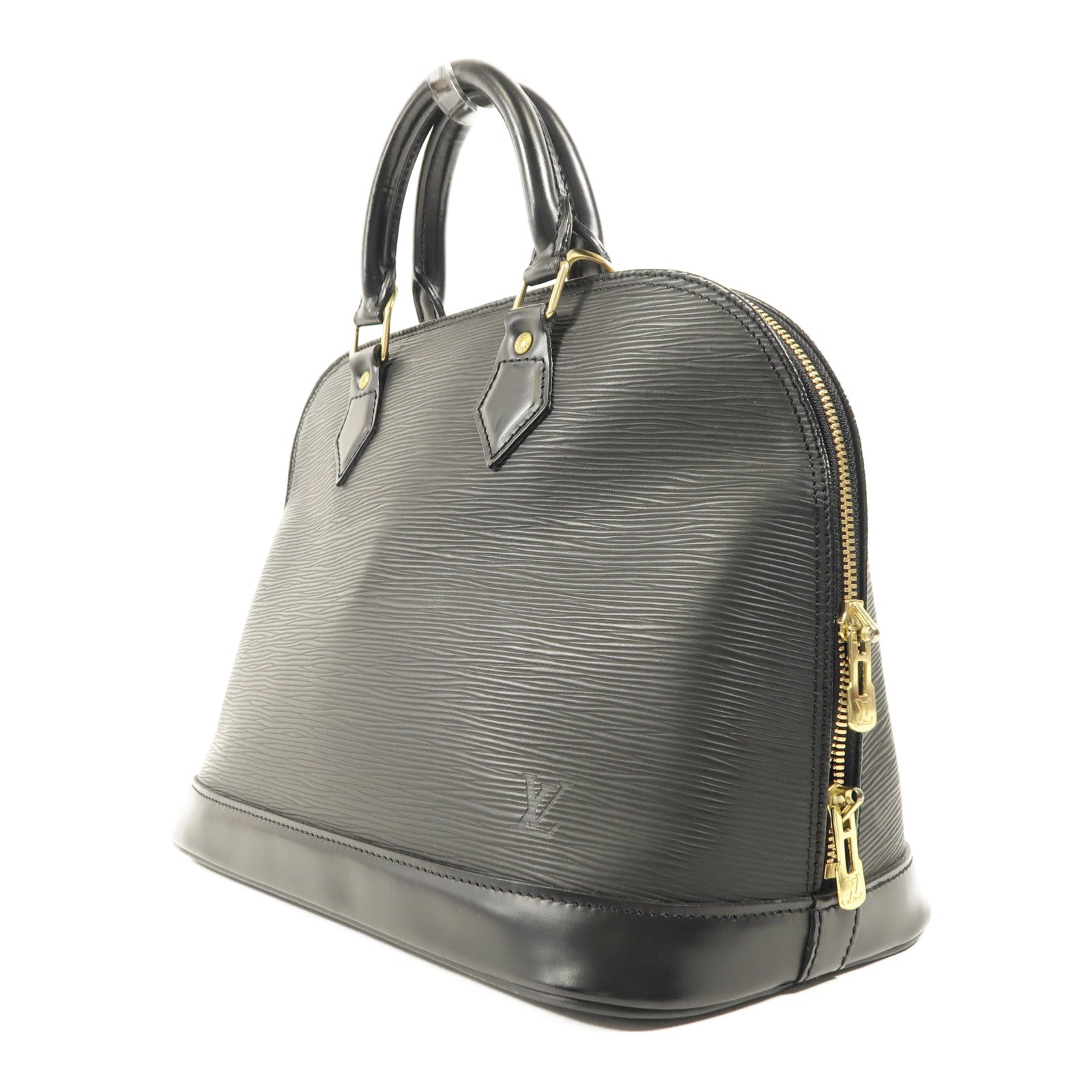 LOUIS VUITTON Epi Alma PM金扣手挽袋