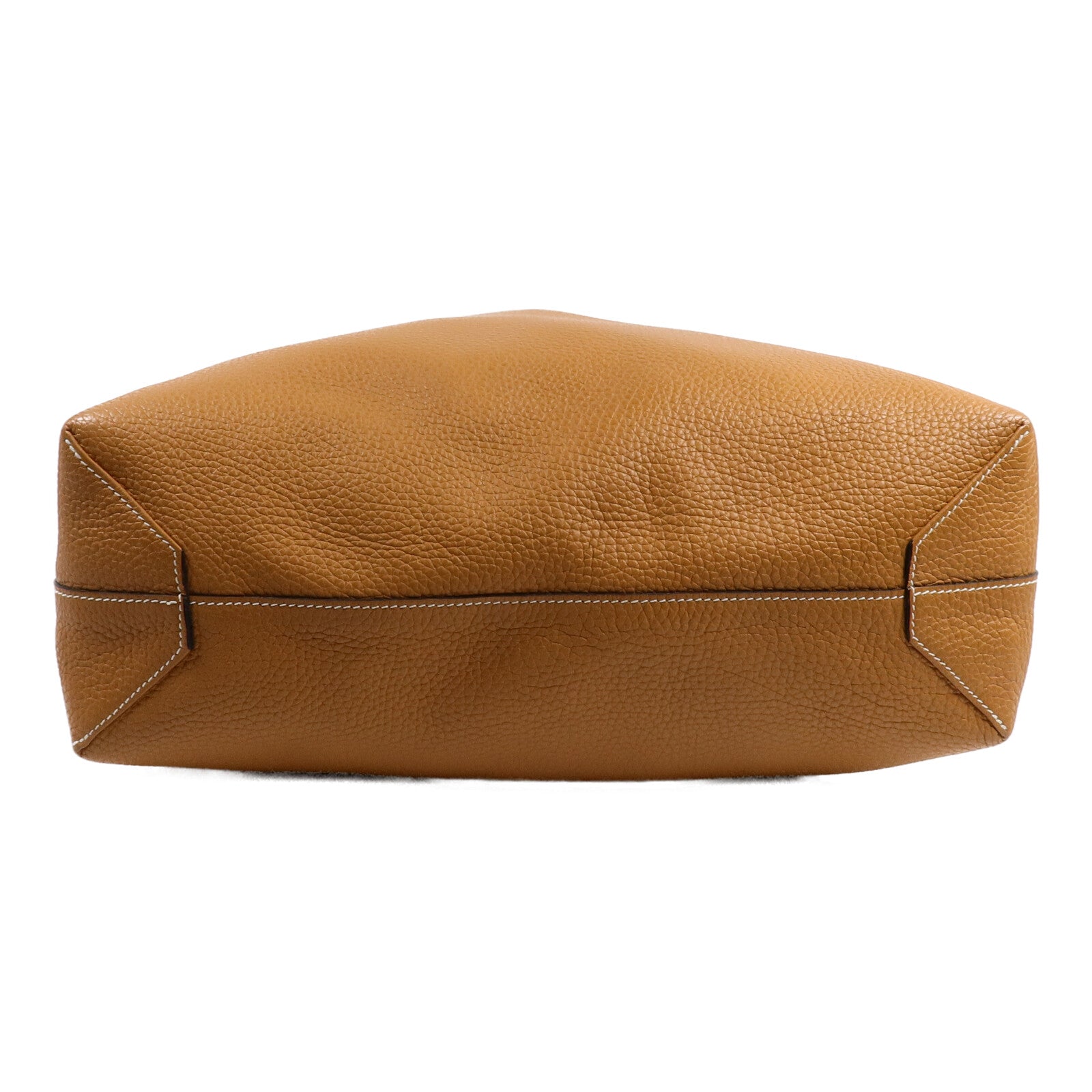 HERMES Clemence皮革Double Sens 35肩背袋Gold/Noir