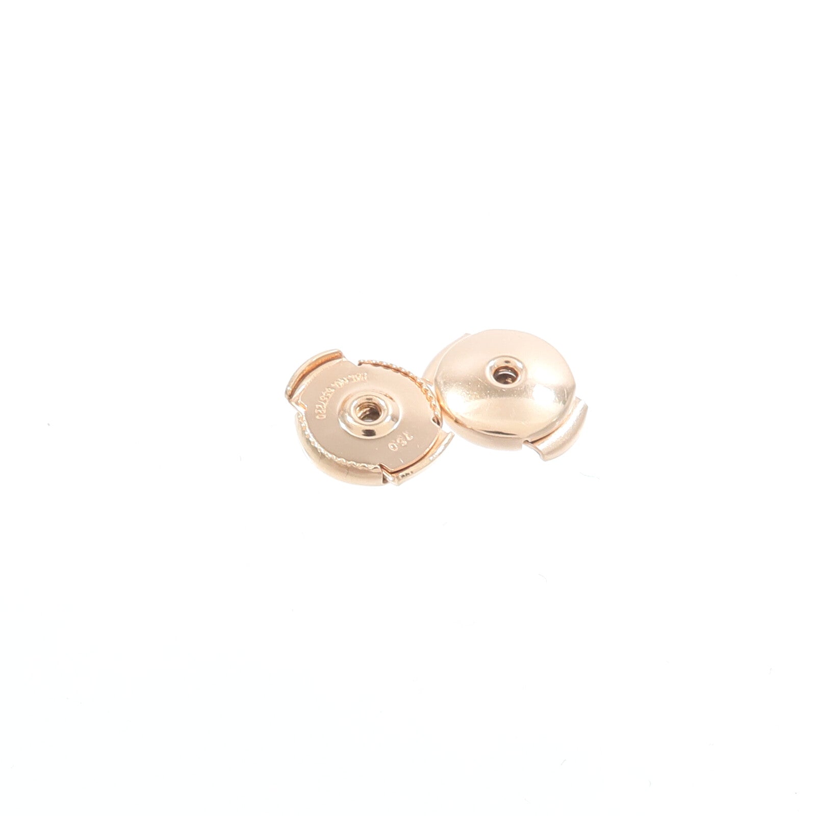 HERMES 18K玫瑰金Loop Earrings耳環
