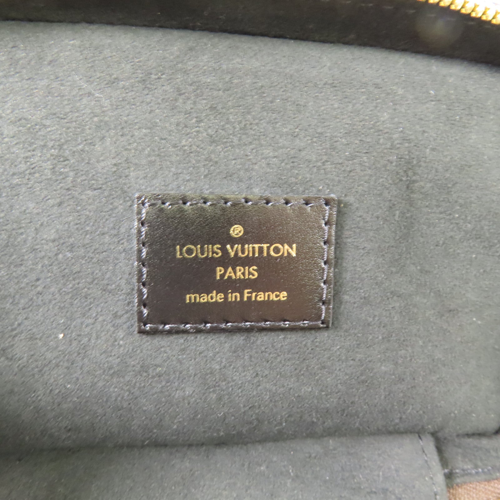 LOUIS VUITTON Monogram Reverse Vanity PM金扣手挽肩背兩用袋棕色