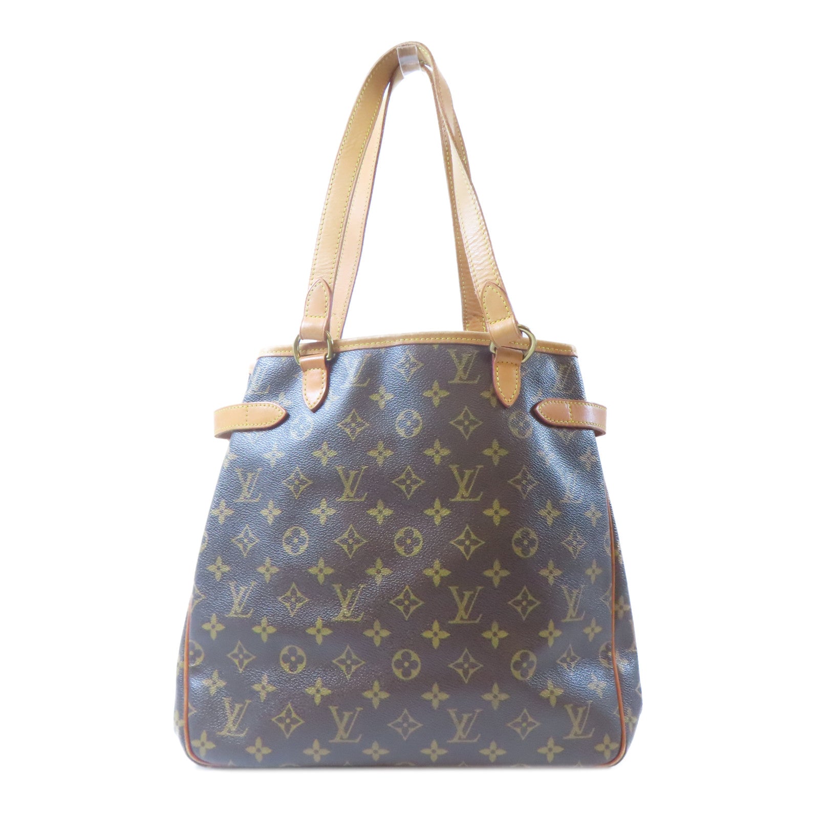 LOUIS VUITTON Monogram Batignolles Vertical金扣肩背袋啡色