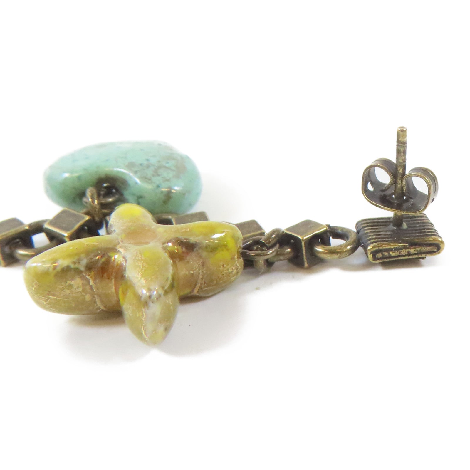 LOUIS VUITTON 【激減優惠】金屬Burkle Dray Charm Baroque Earrings耳環銅色/黃色/紫色/金色