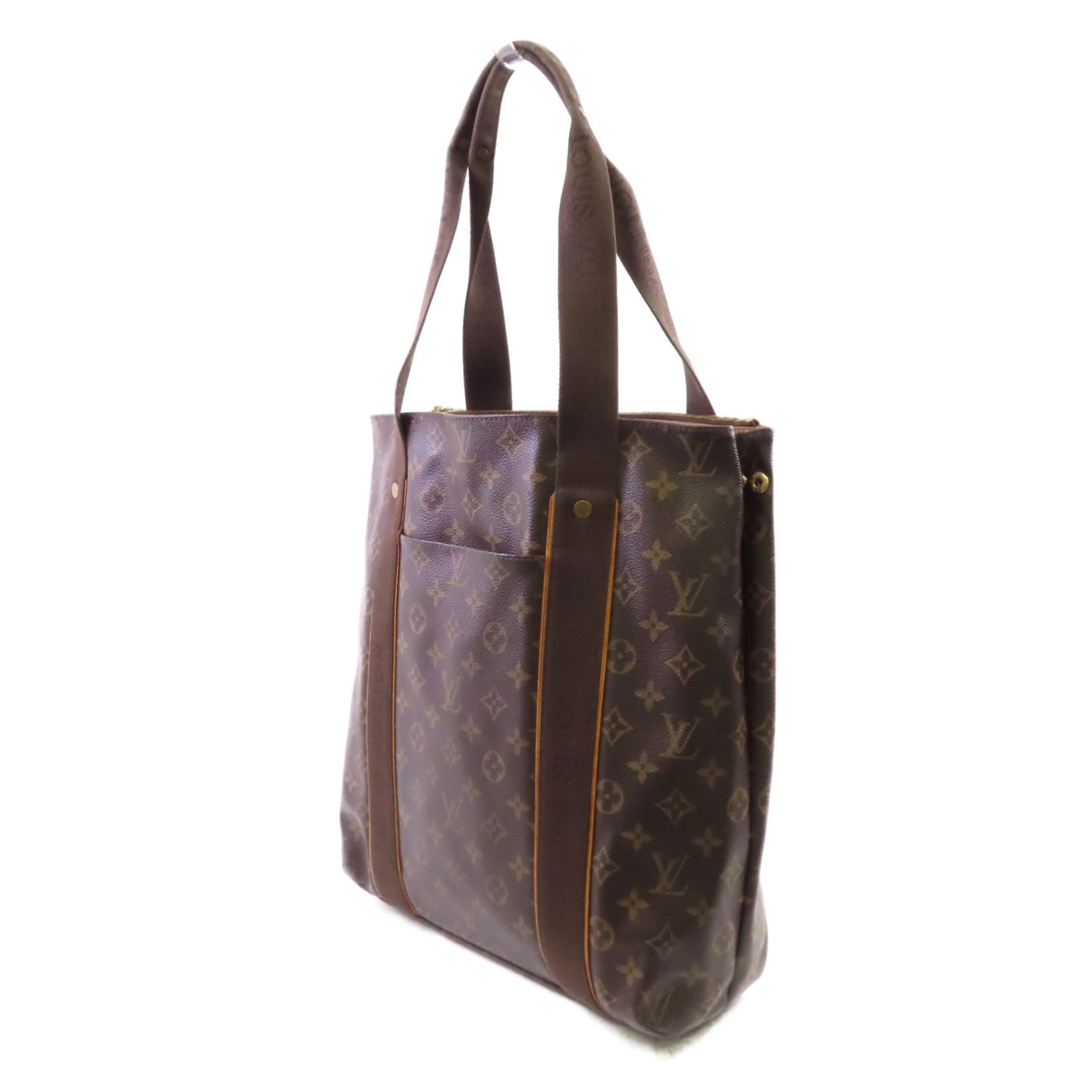 LOUIS VUITTON Monogram Cabas Beauboupg Tote Bag啡色