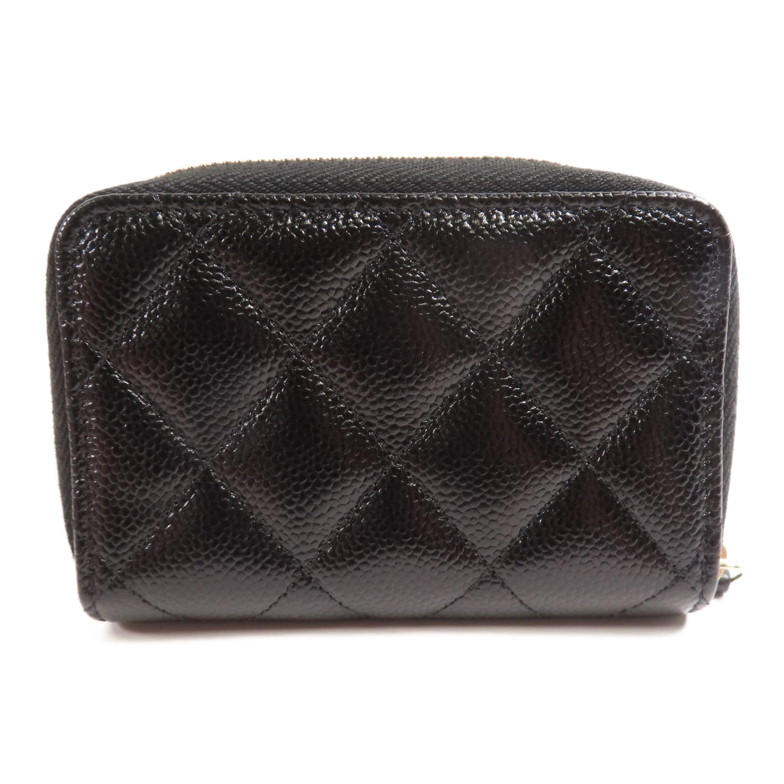 CHANEL 牛皮皮革Card/Coin Case金扣零錢包/卡片套