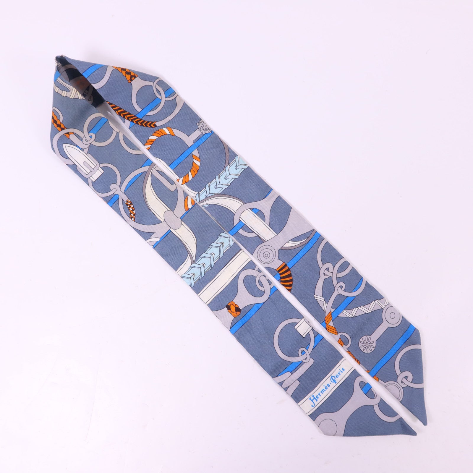 HERMES 絲質Twilly絲巾