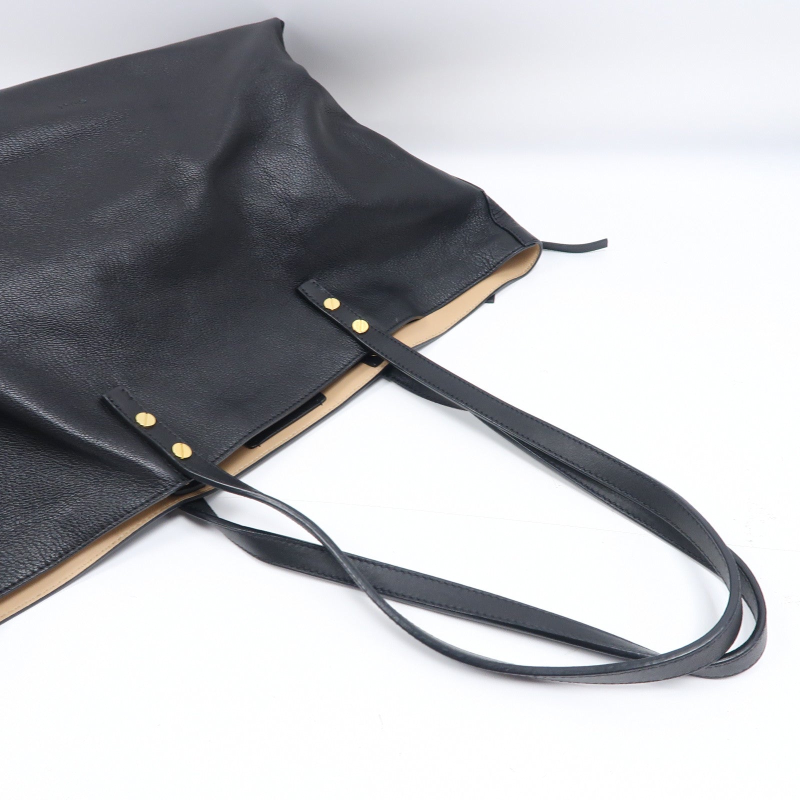 Chloe 牛皮皮革Dylan Tote Bag金扣手挽袋黑色