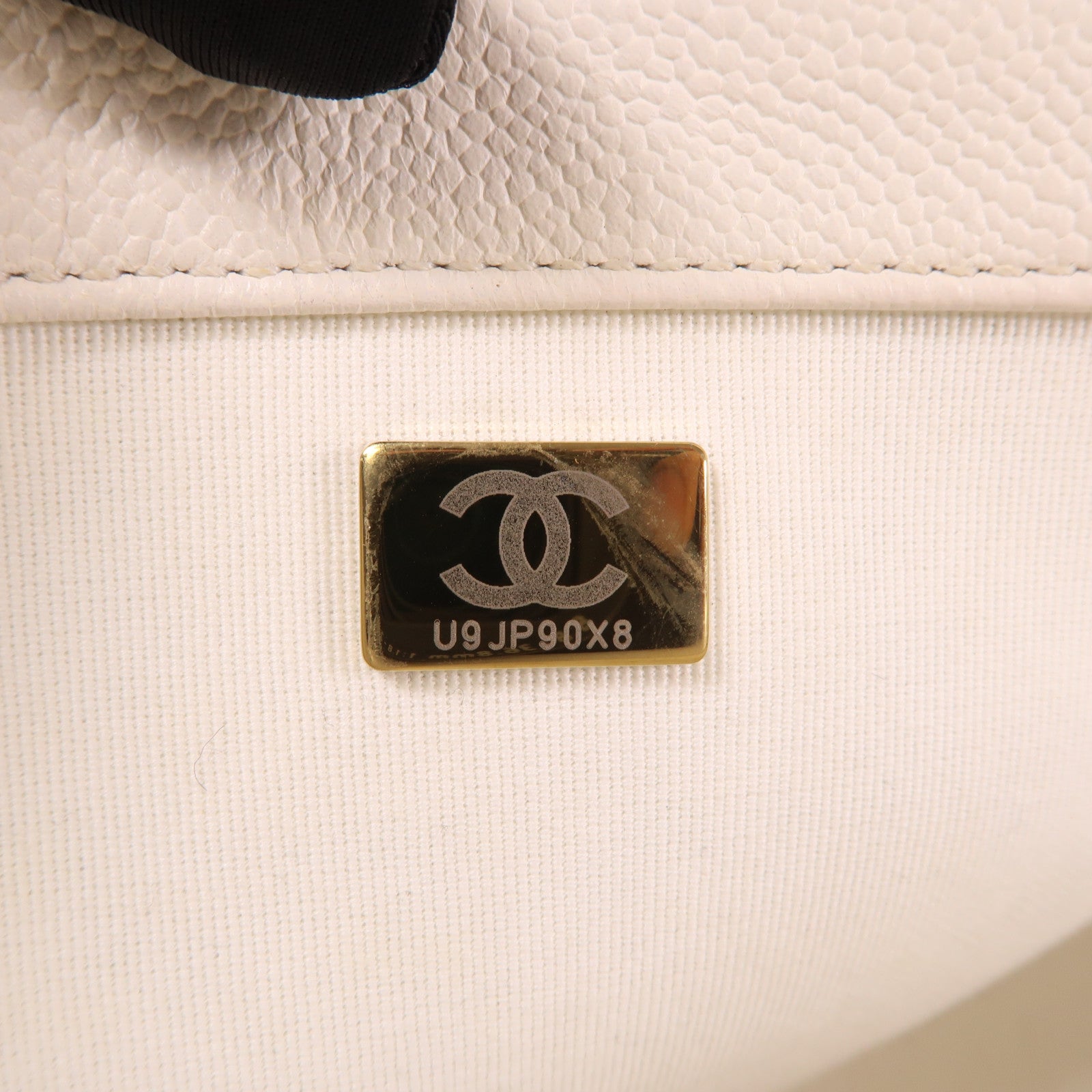 CHANEL 牛皮皮革Boy 25金扣鏈帶肩背袋