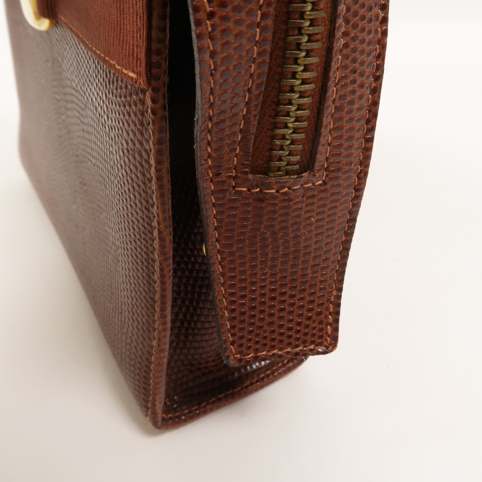 Salvatore Ferragamo 牛皮皮革Vera Ribbon Pouch手拿包