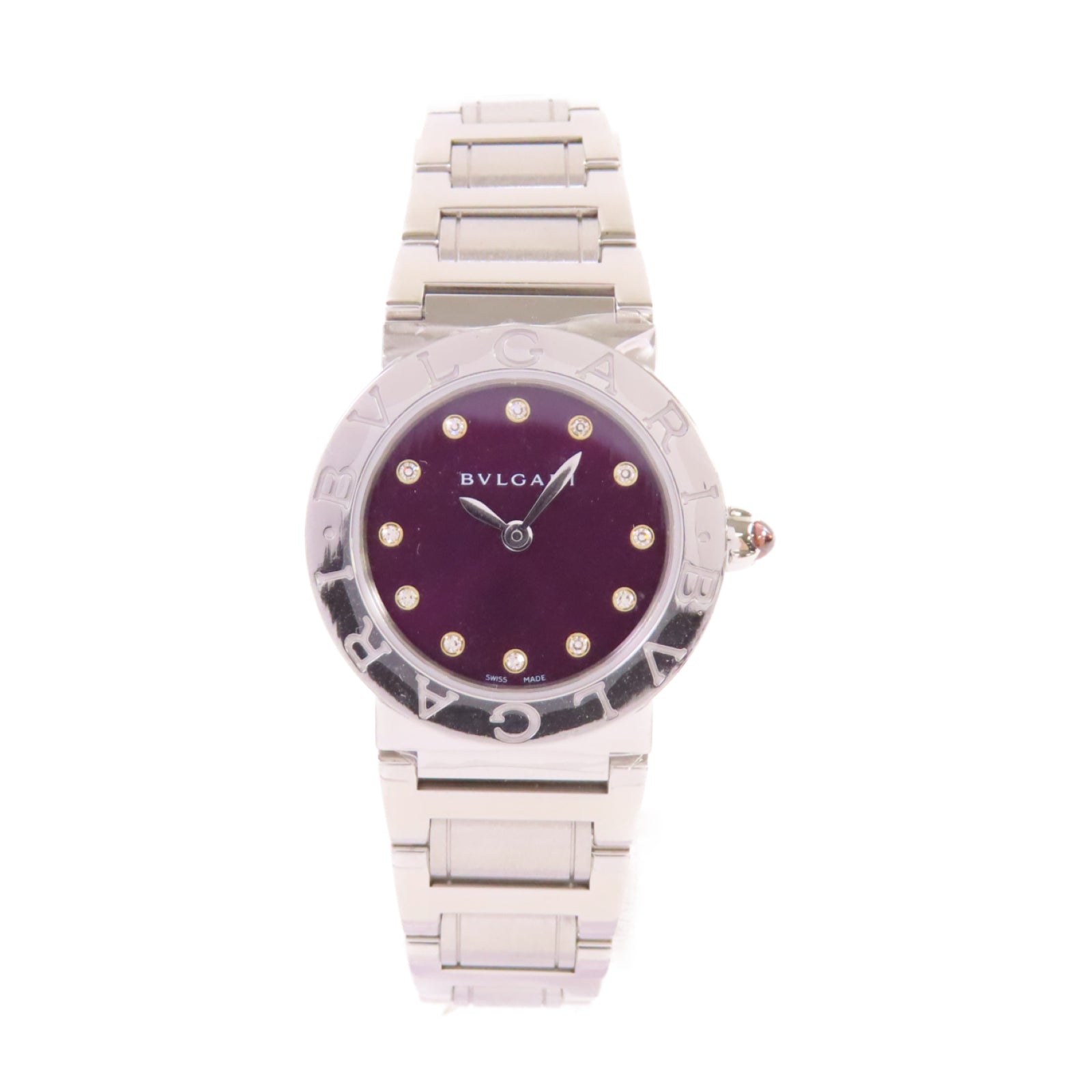 BVLGARI Bvlgari Bvlgari Lady Watch不鏽鋼石英機芯手錶紫色