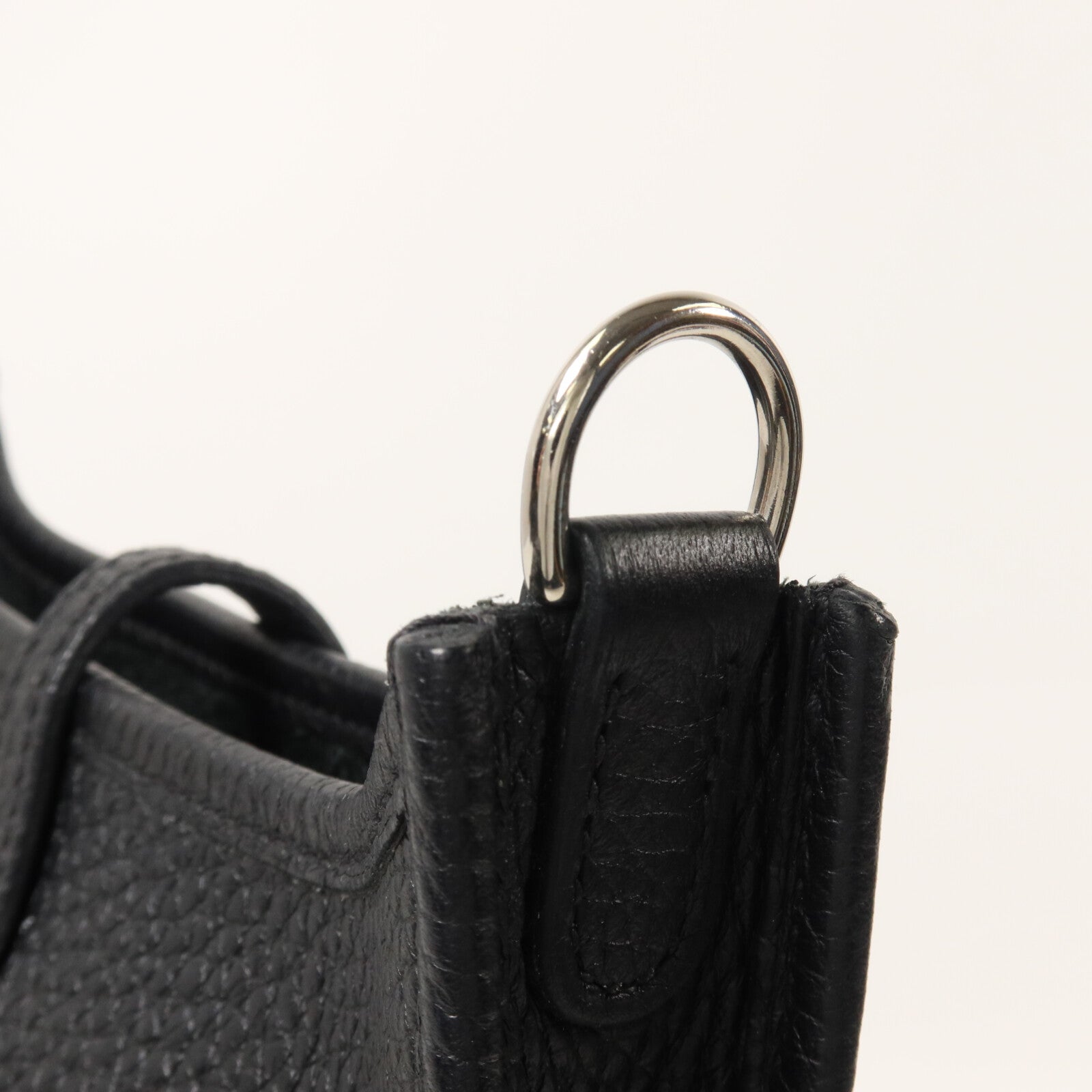 HERMES Clemence皮革Evelyne TPM肩背袋Noir