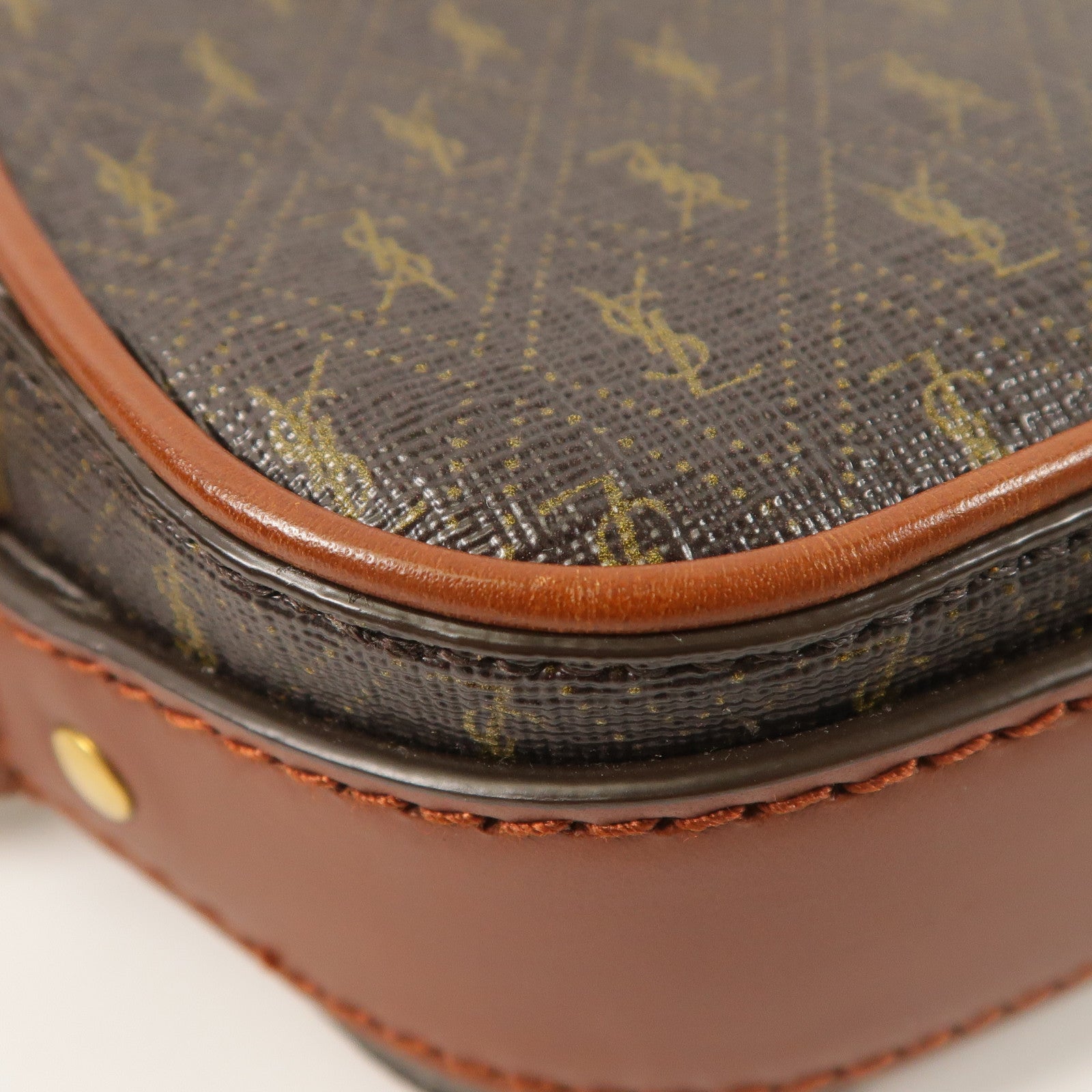 SAINT LAURENT 塗層帆布Le Monogramme Crossbody Bag肩背袋