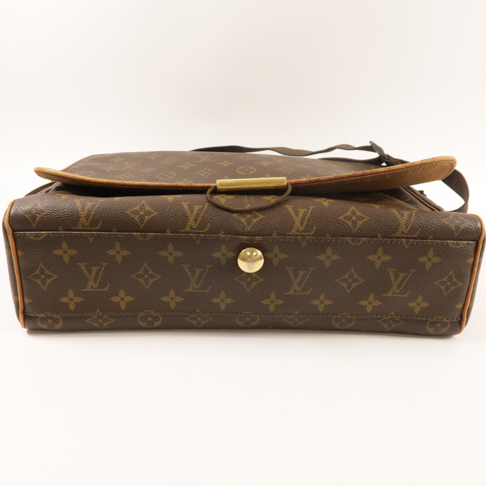 LOUIS VUITTON 【激減優惠】Monogram Abbesses金扣肩背袋棕色