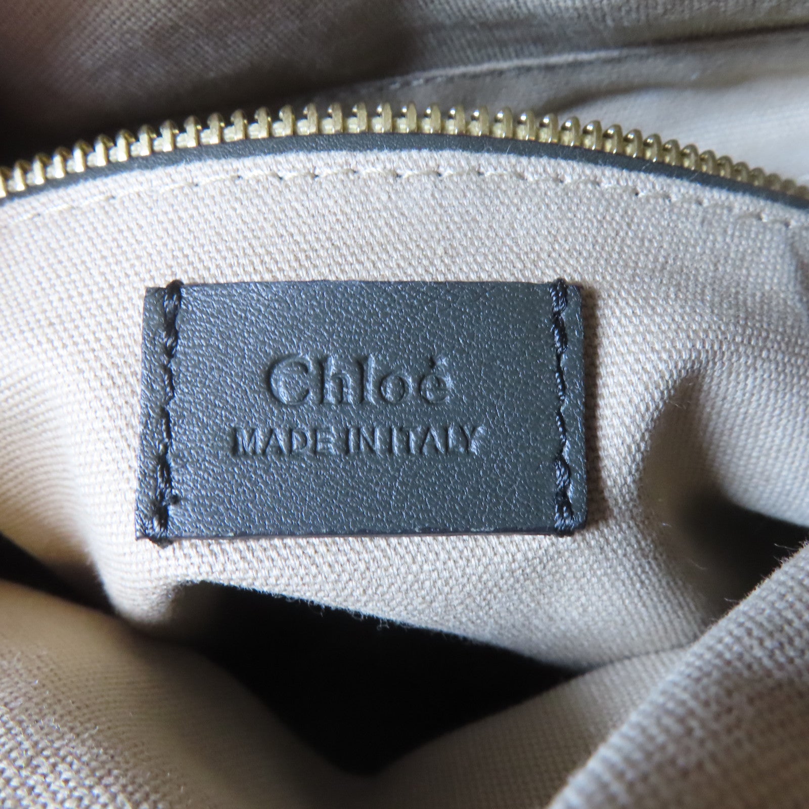 Chloe 牛皮皮革2way Shoulder Bag金扣手挽肩背兩用袋綠色