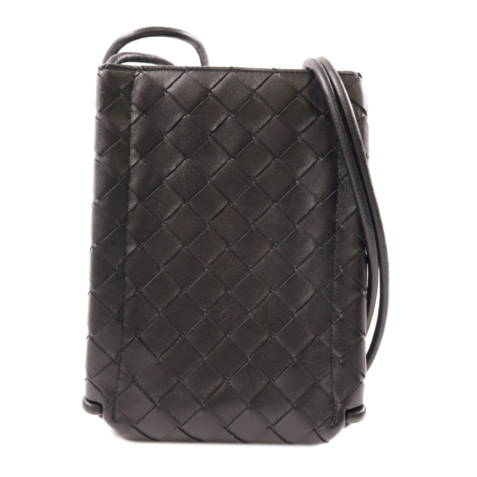 BOTTEGA VENETA 牛皮皮革Shoulder Bag肩背袋黑色