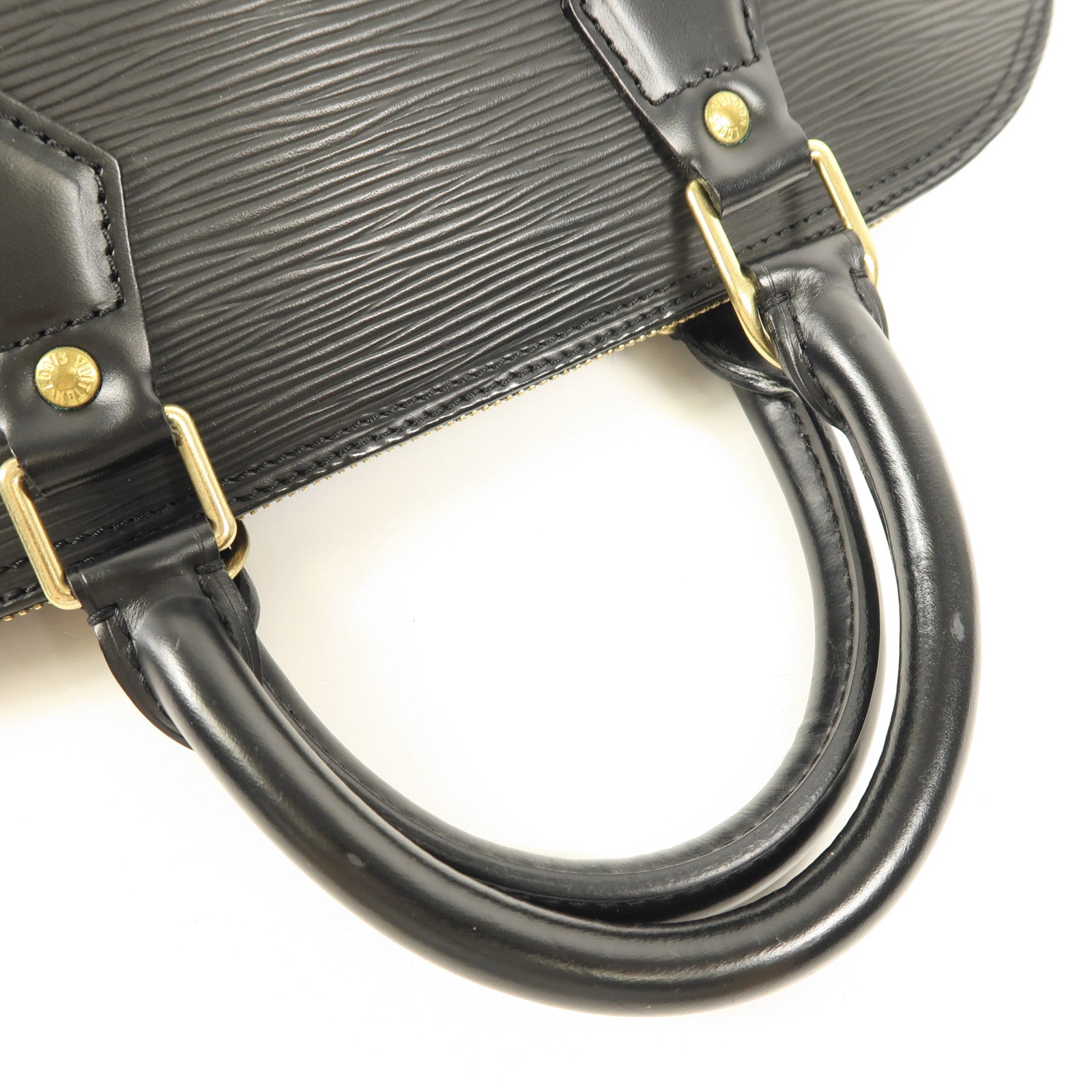 LOUIS VUITTON Epi Alma PM金扣手挽袋