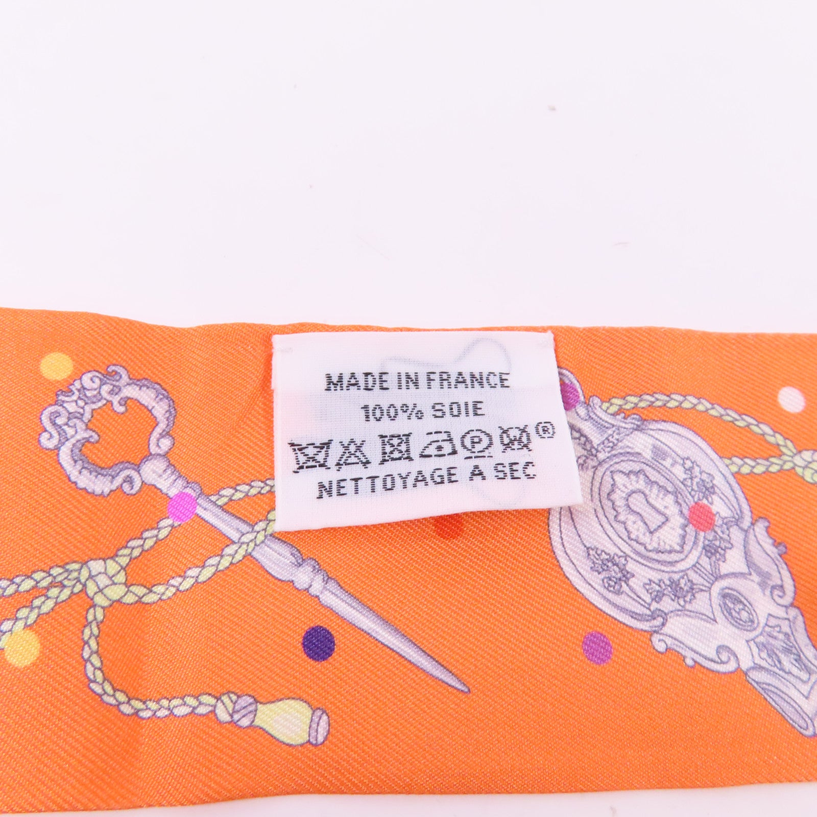 HERMES 絲質Twilly絲巾
