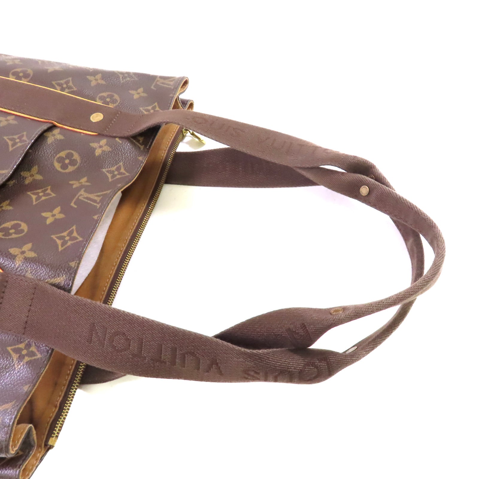LOUIS VUITTON Monogram Cabas Beauboupg Tote Bag啡色