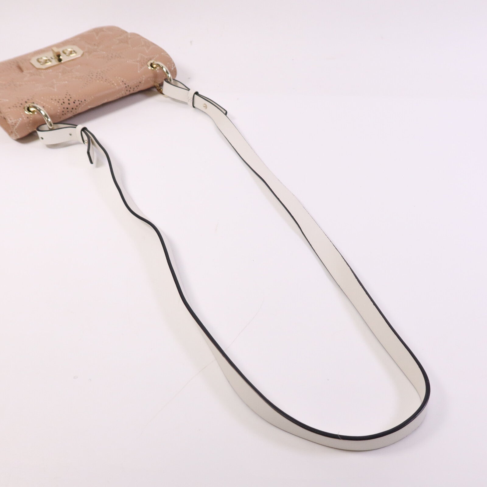 Valentino 【激減優惠】牛皮皮革Shoulder Bag金扣肩背袋