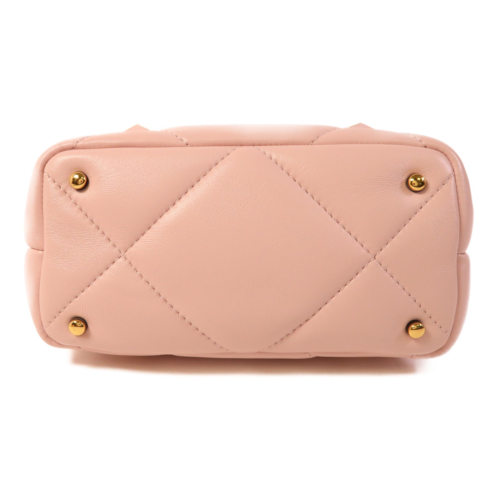 Valentino 牛皮皮革2 Way Shoulder Bag金扣手挽肩背兩用袋