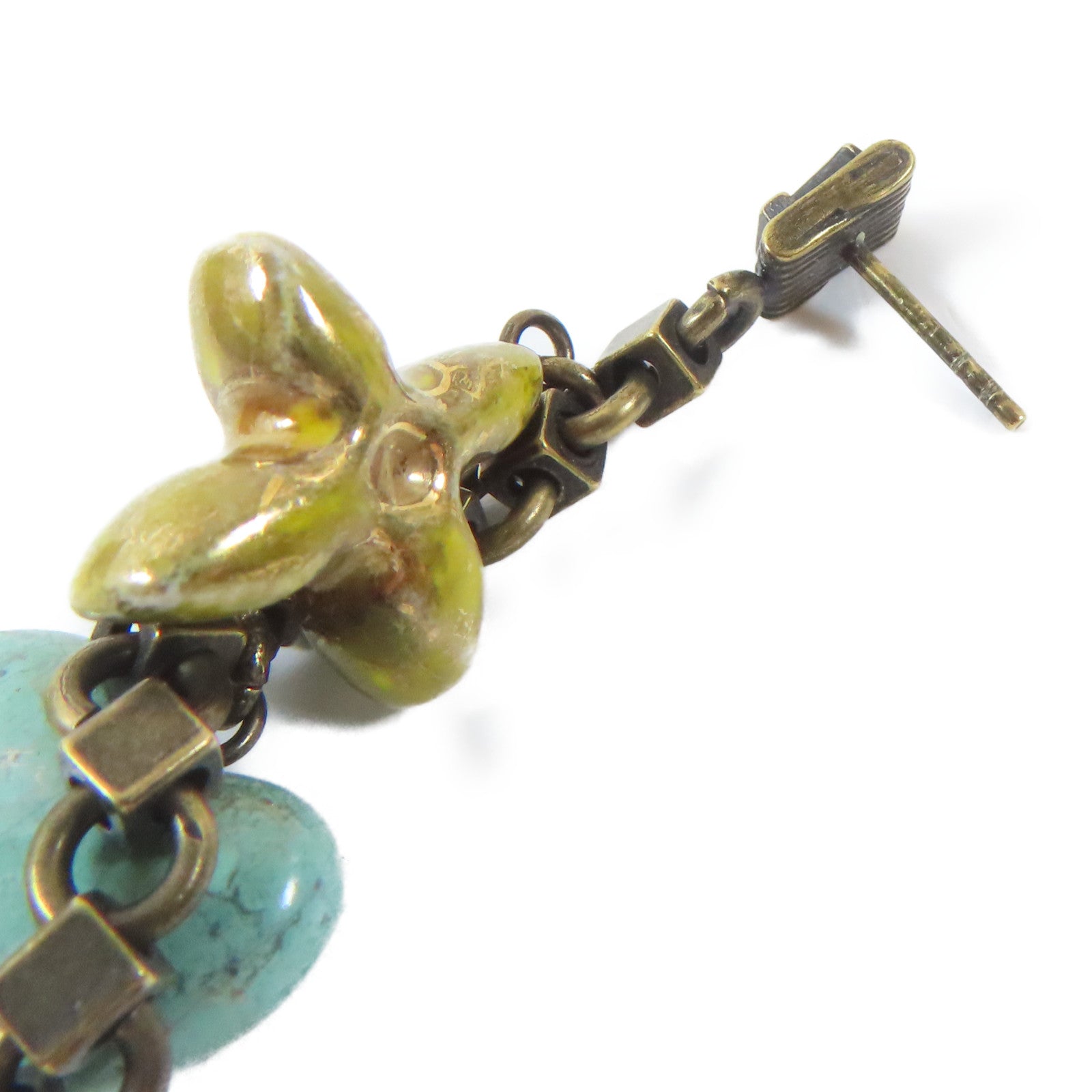 LOUIS VUITTON 【激減優惠】金屬Burkle Dray Charm Baroque Earrings耳環銅色/黃色/紫色/金色