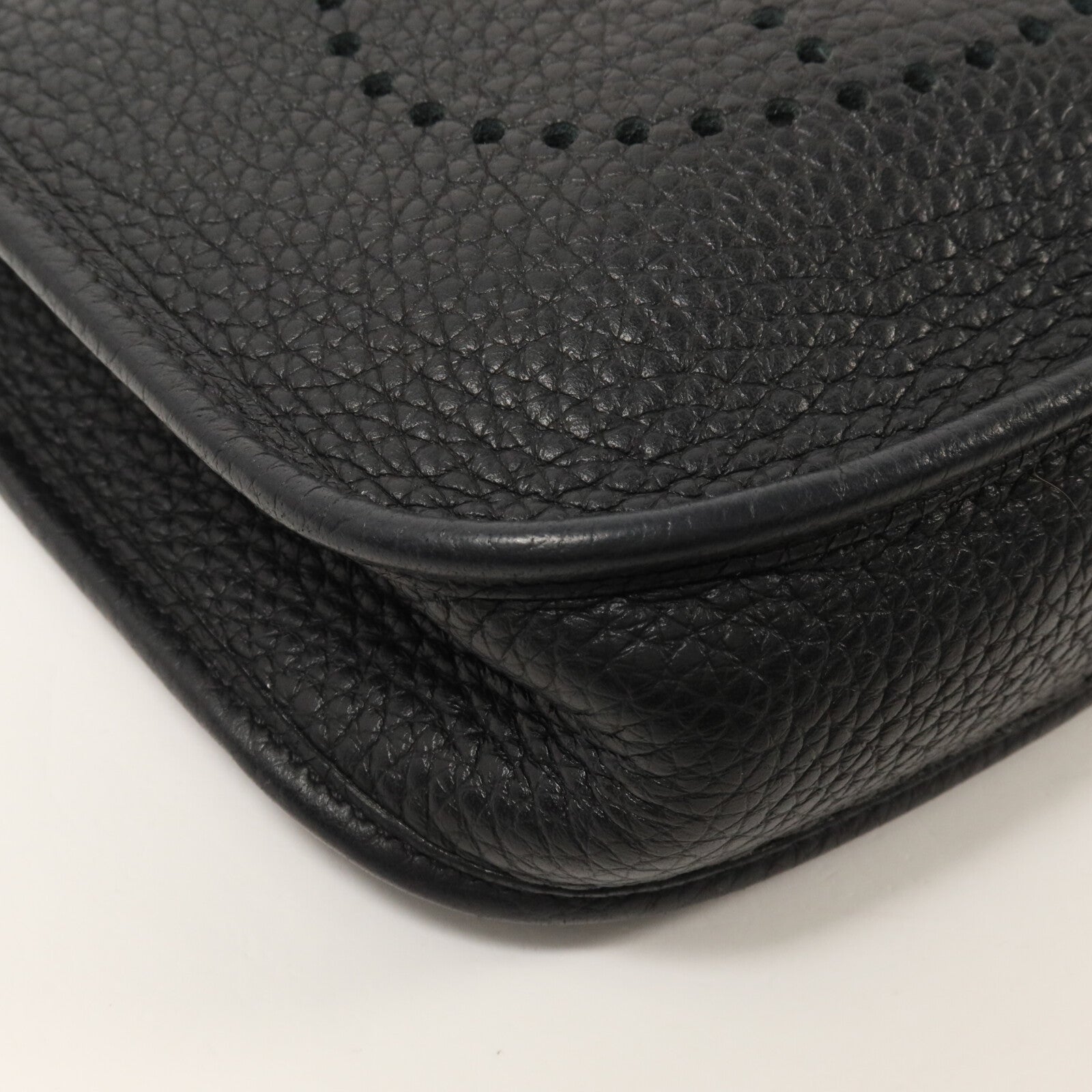 HERMES Clemence皮革Evelyne TPM肩背袋Noir