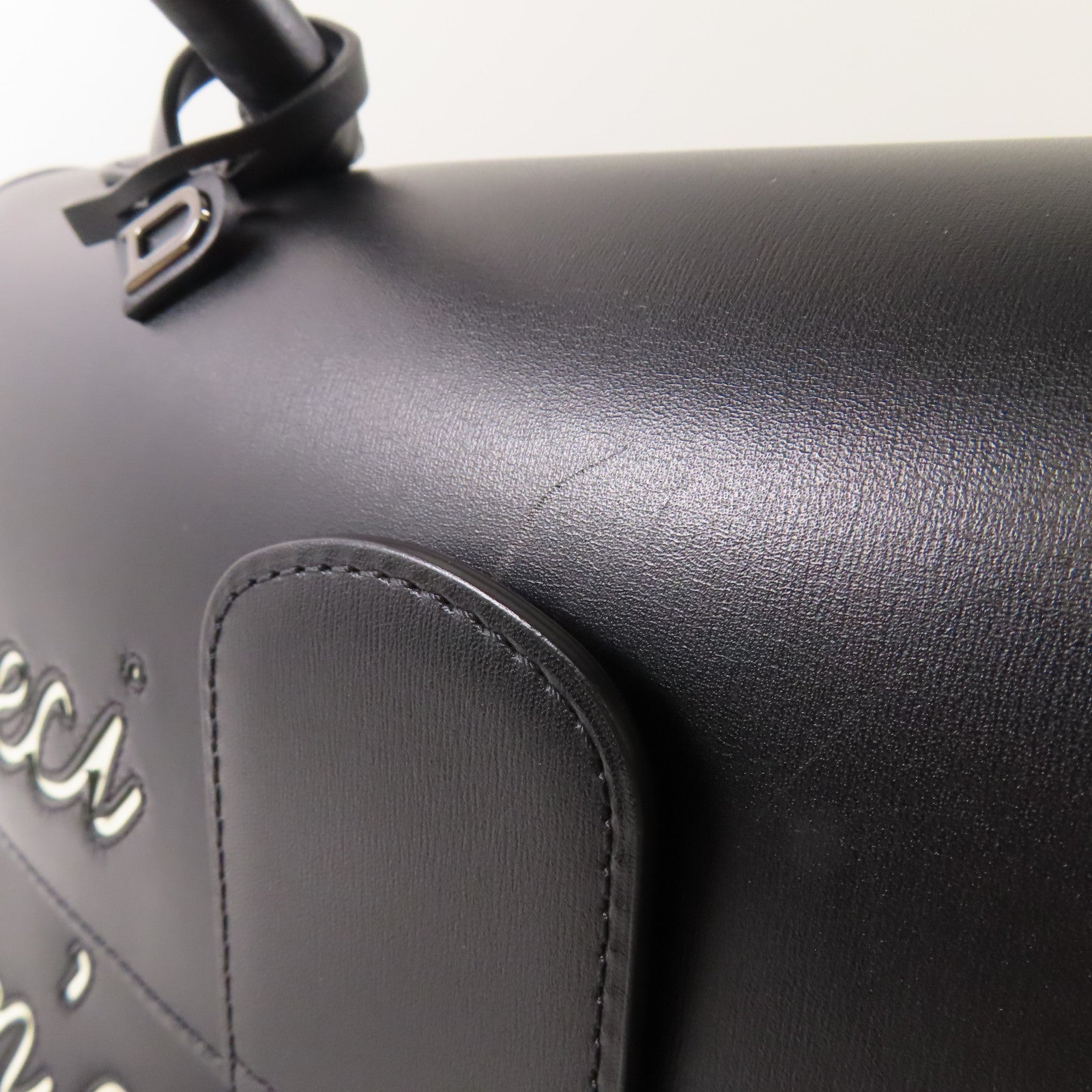 Delvaux 牛皮皮革L'Humour MM手挽肩背兩用袋