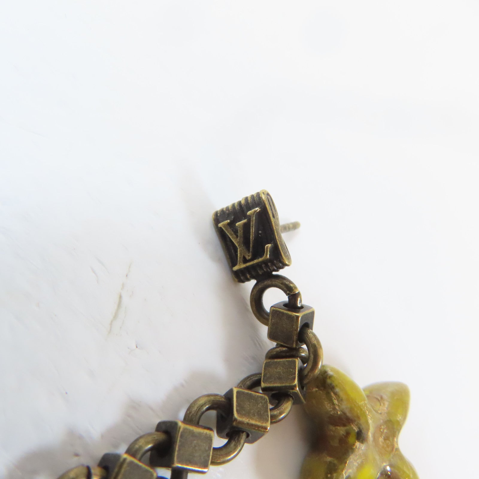 LOUIS VUITTON 【激減優惠】金屬Burkle Dray Charm Baroque Earrings耳環銅色/黃色/紫色/金色