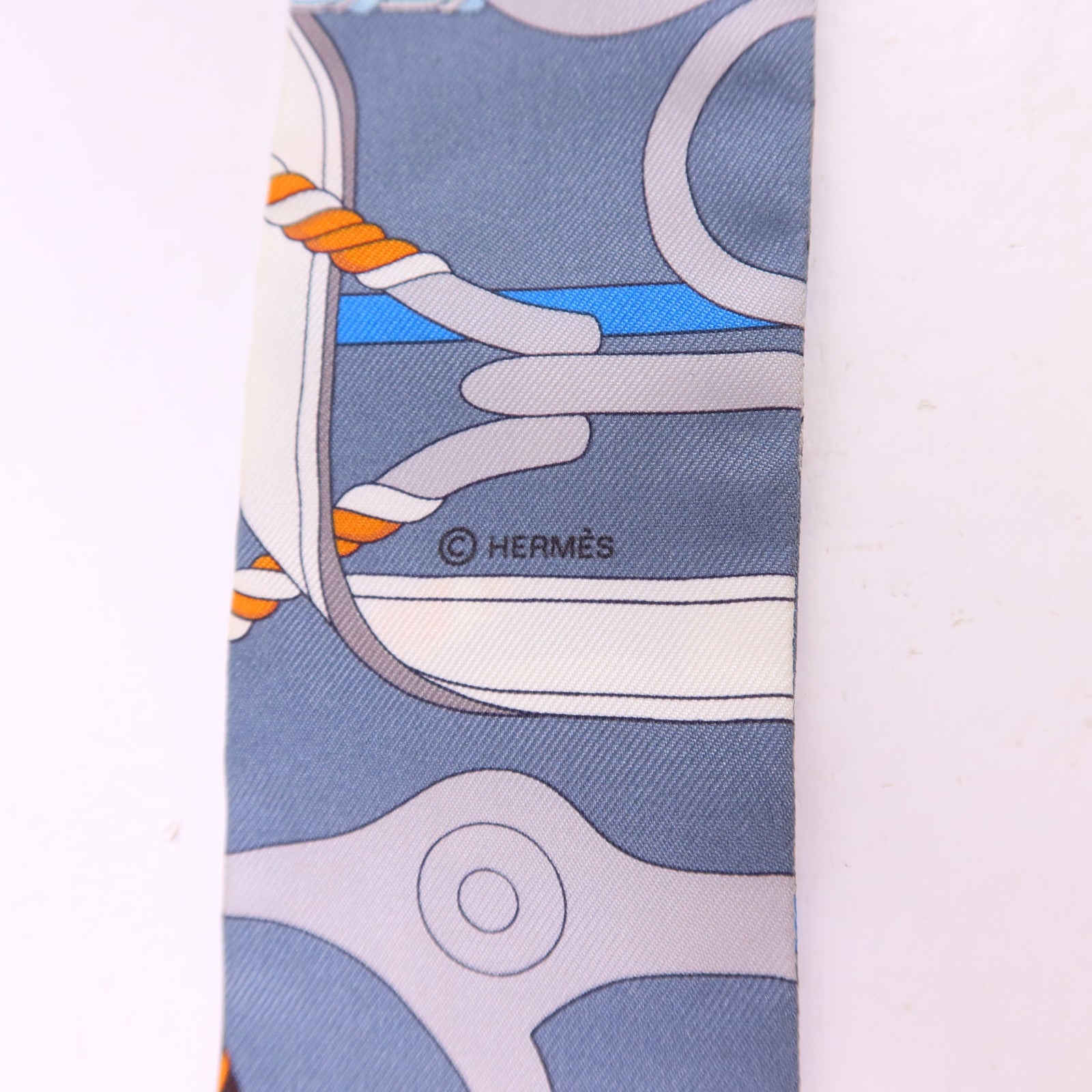 HERMES 絲質Twilly絲巾