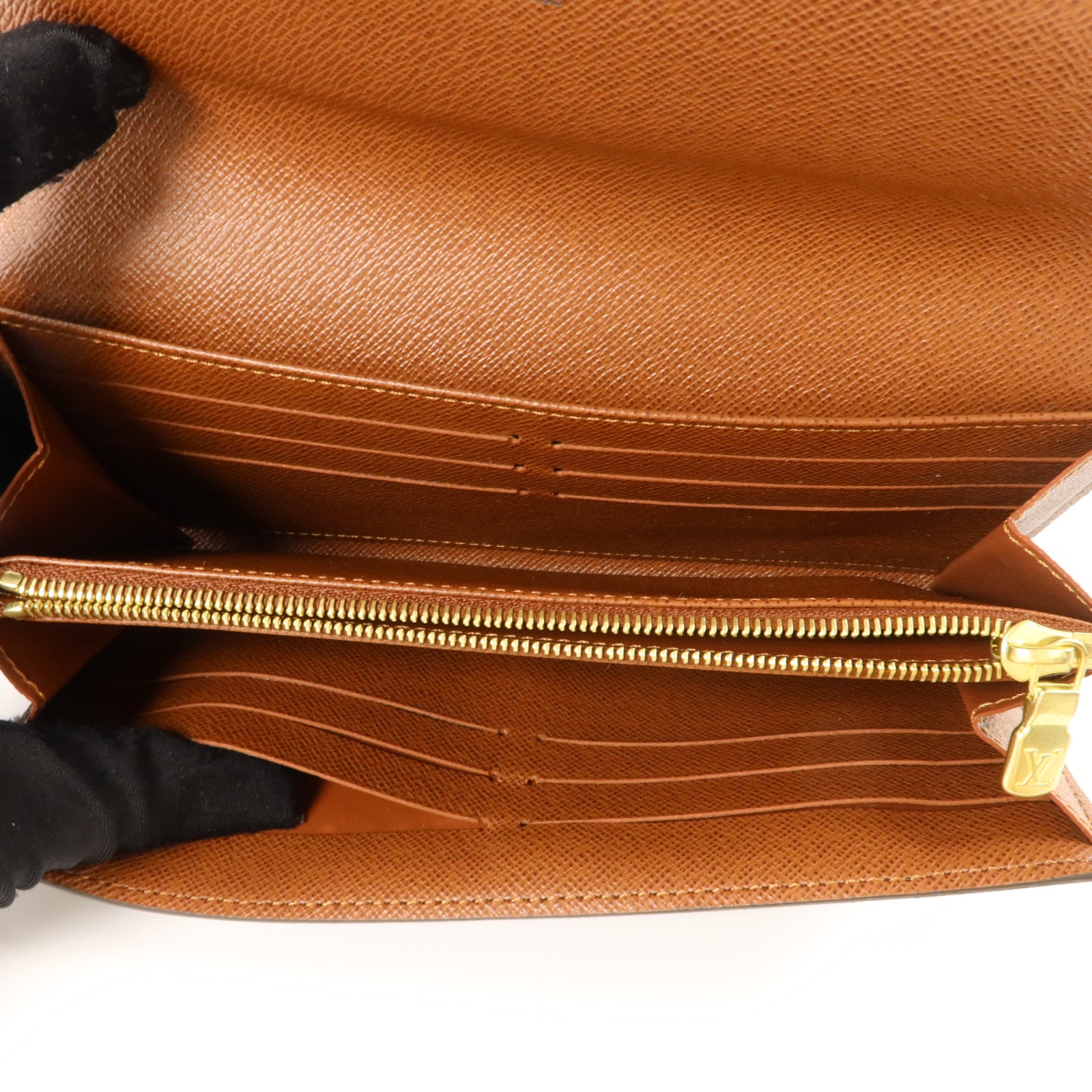 LOUIS VUITTON Monogram Portefeuille Sara金扣長錢包
