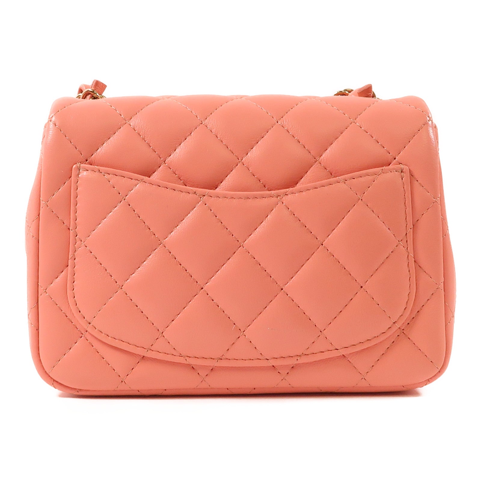CHANEL 【激減優惠】羊皮皮革Classic 17金扣鏈帶肩背袋