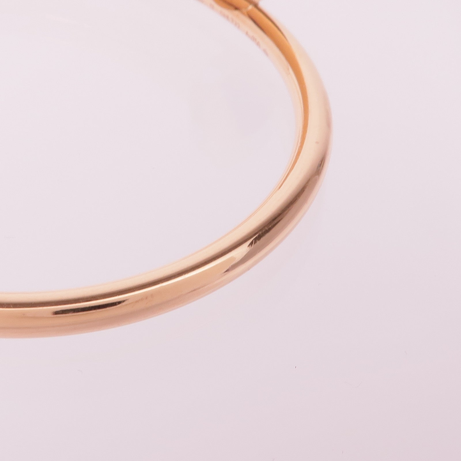 CARTIER 18K玫瑰金Juste Un Clou鑽石手鐲Cartier#17