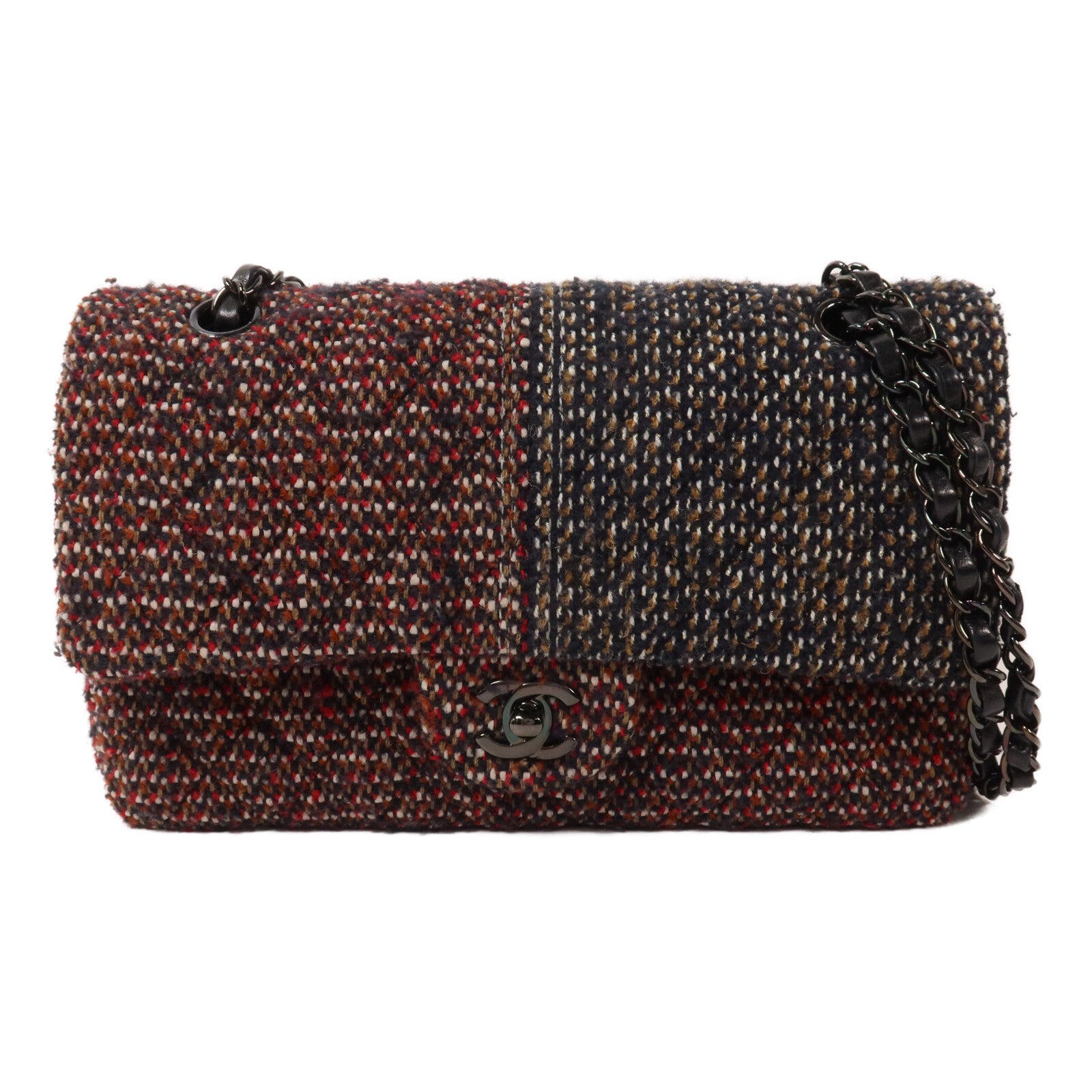 CHANEL Tweed Classic 25鏈帶肩背袋