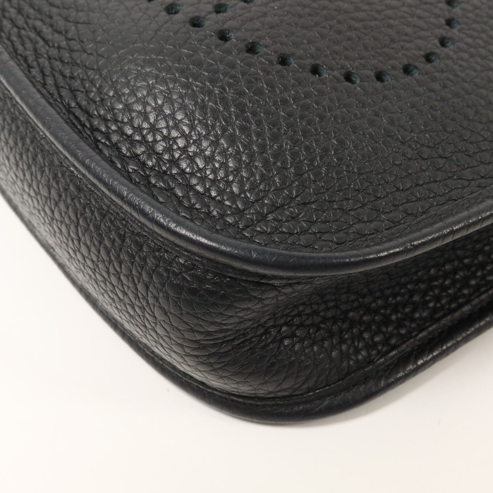 HERMES Clemence皮革Evelyne TPM肩背袋Noir