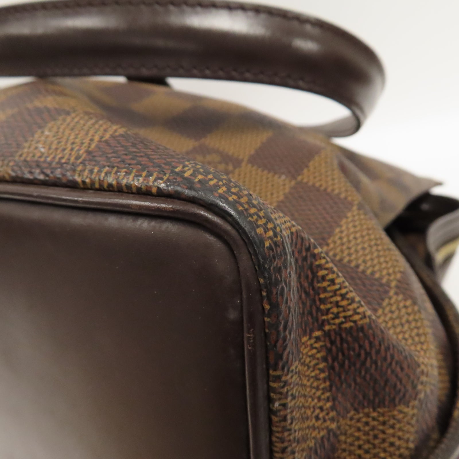 LOUIS VUITTON Damier Chelsea金扣肩背袋啡色