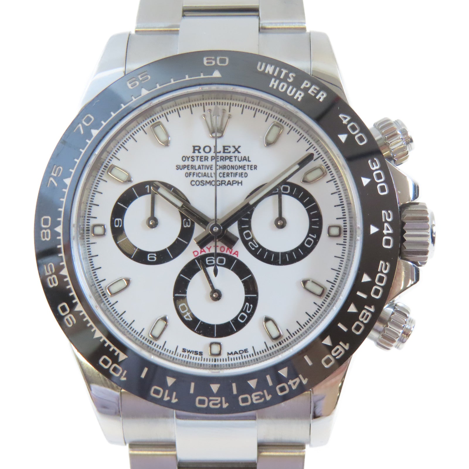 ROLEX Daytona不鏽鋼手錶自動機芯白色