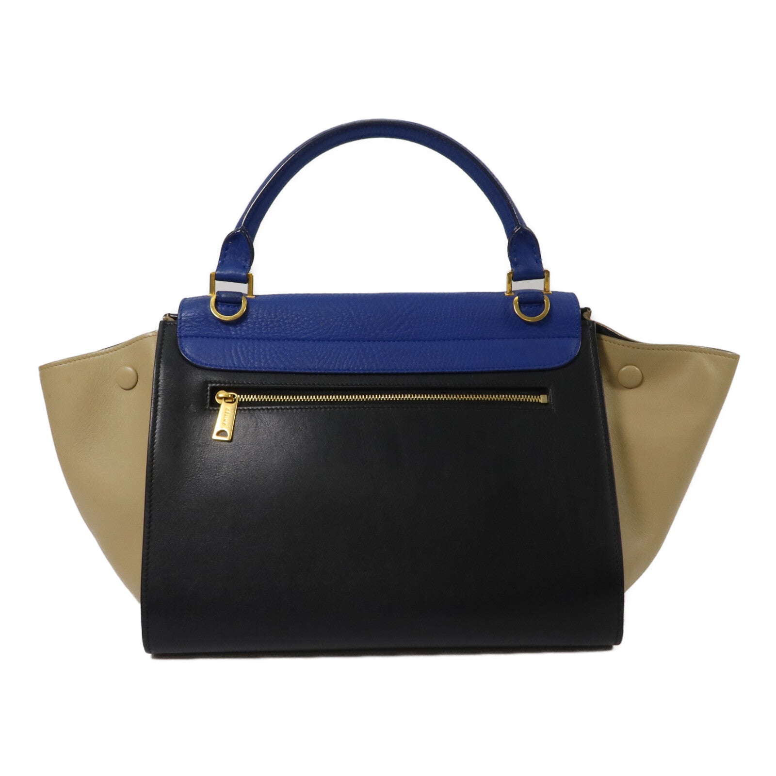 CELINE 牛皮皮革Trapeze Medium手挽肩背兩用袋