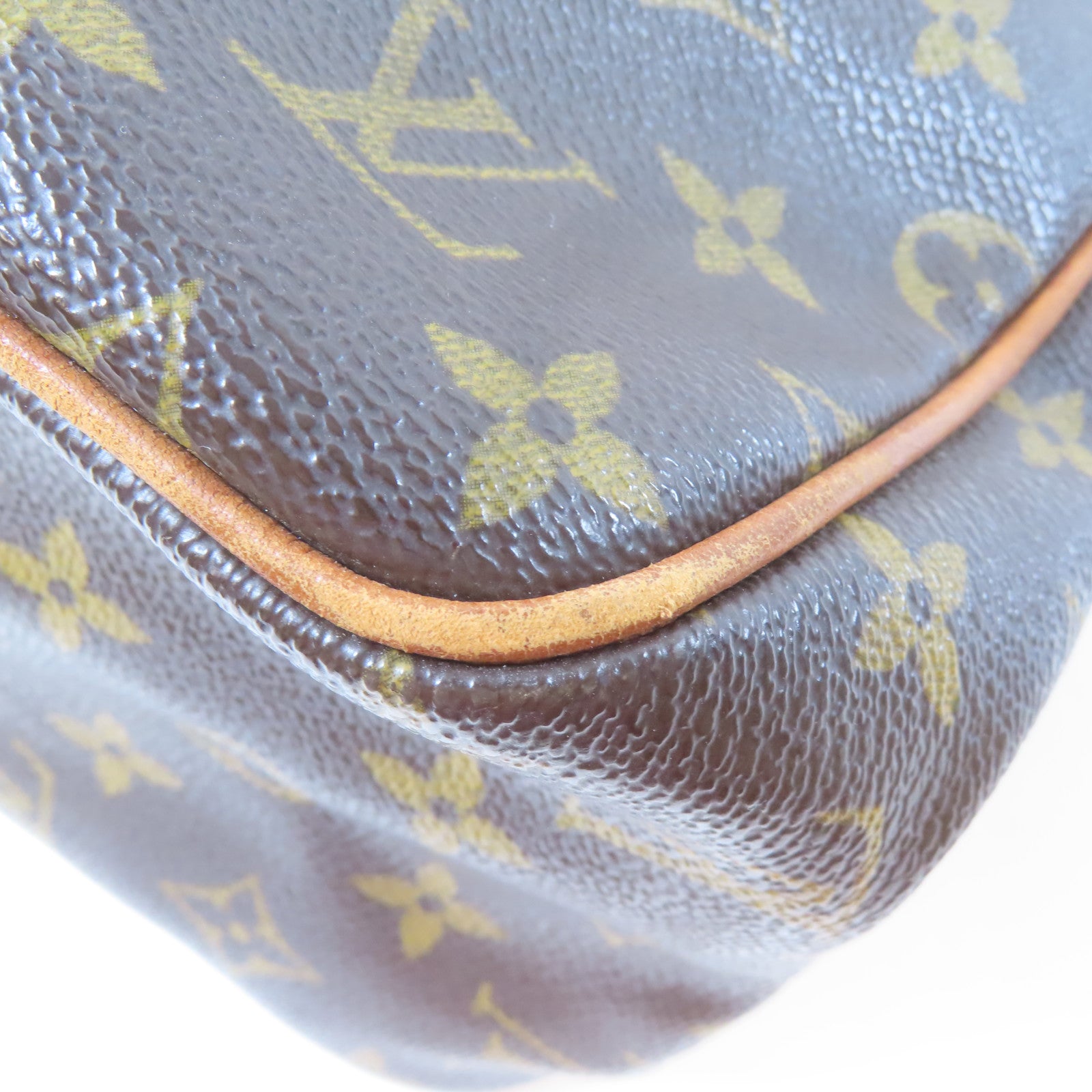 LOUIS VUITTON Monogram Batignolles Vertical金扣肩背袋啡色