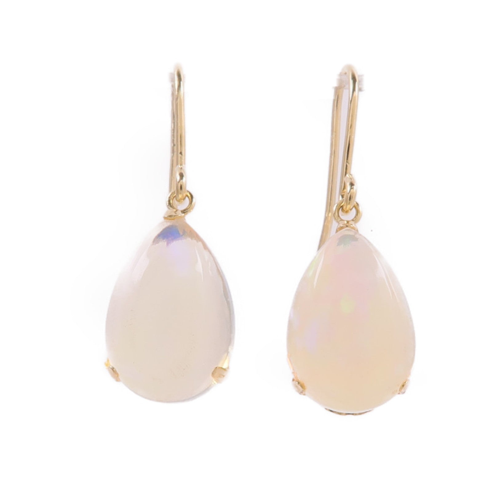 JEWELRY 18K黃金Opal Earrings蛋白石耳環