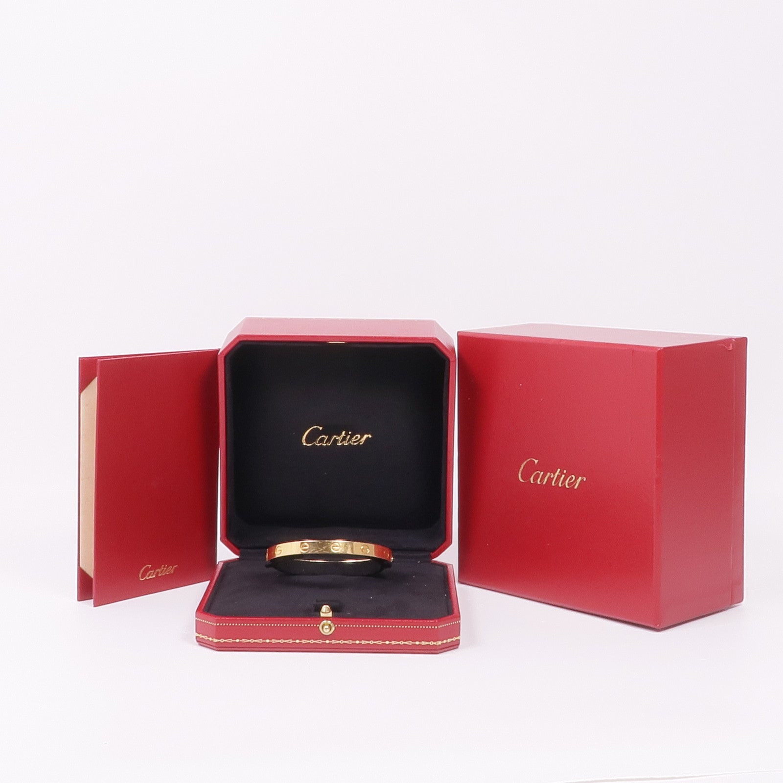 CARTIER 18K黃金Love Bracelet手鐲Cartier#17