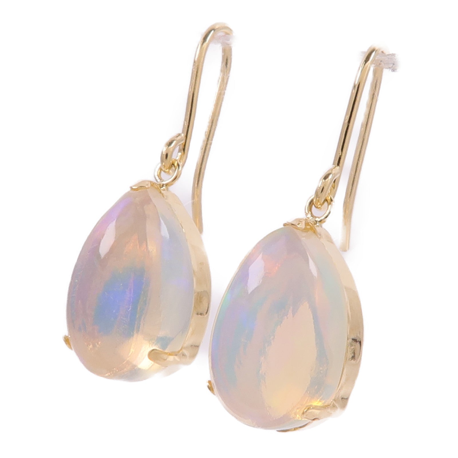 JEWELRY 18K黃金Opal Earrings蛋白石耳環