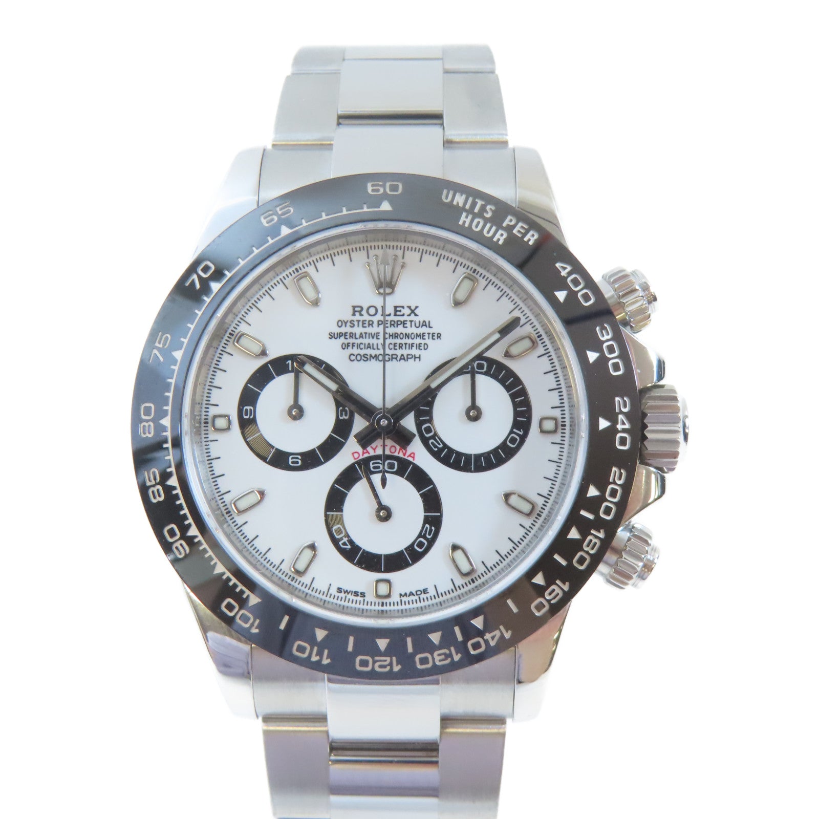 ROLEX Daytona不鏽鋼手錶自動機芯白色