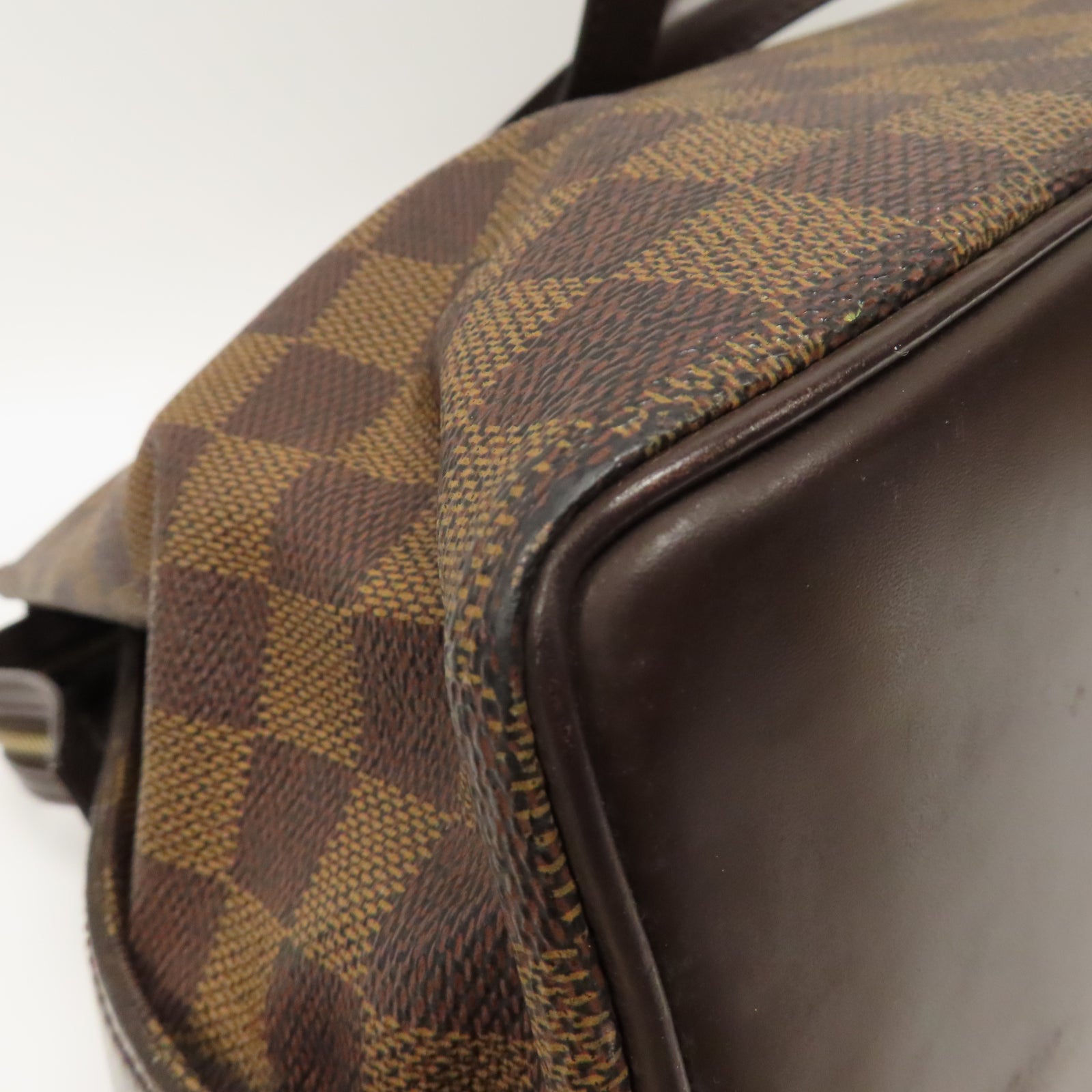 LOUIS VUITTON Damier Chelsea金扣肩背袋啡色
