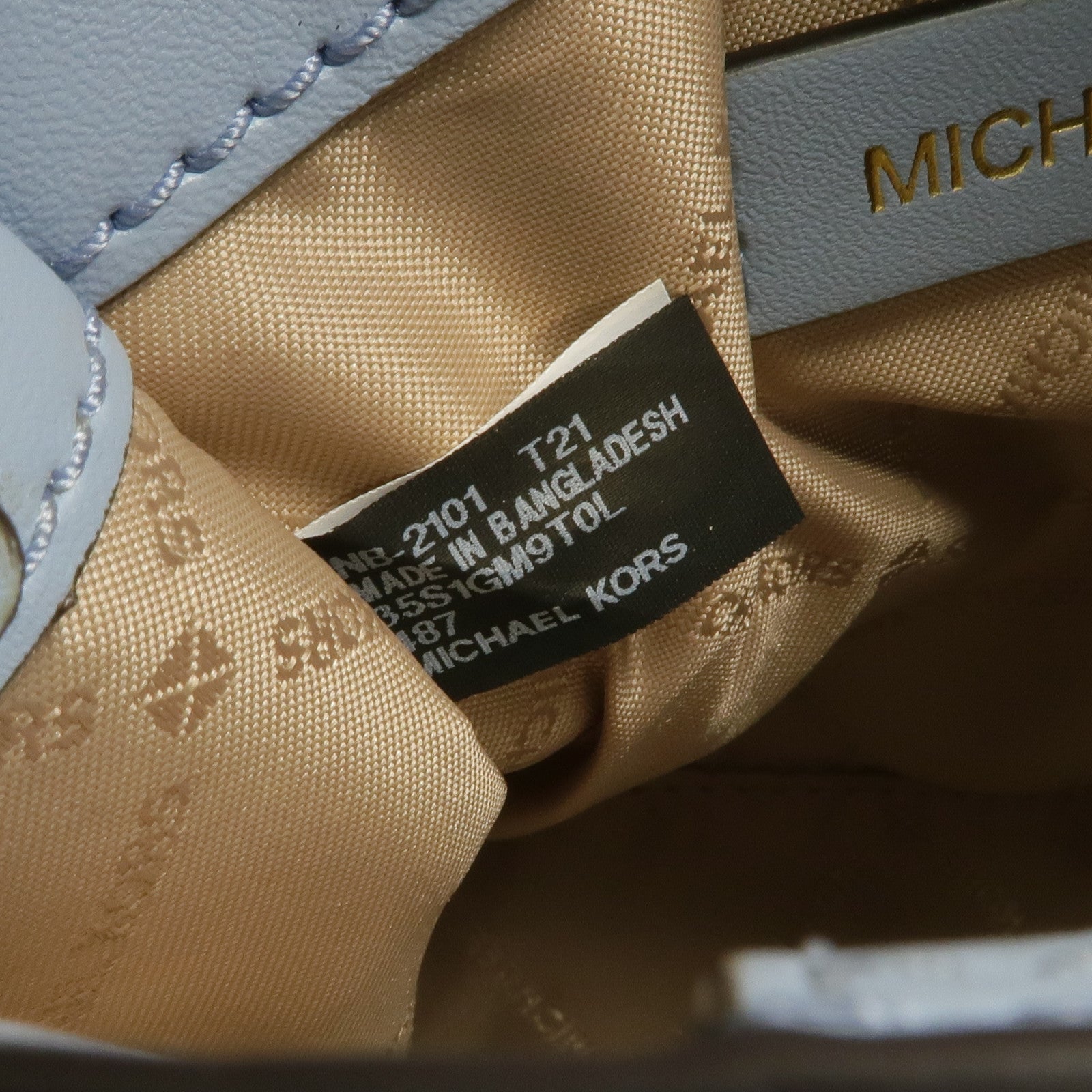 Michael Kors 牛皮皮革2 Way Shoulder金扣手挽肩背兩用袋