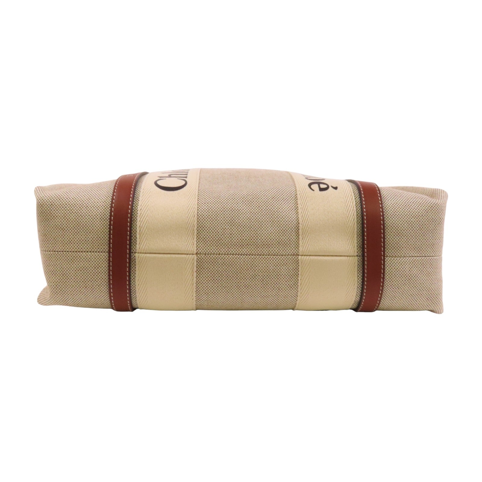 Chloe 帆布Woody Tote Medium肩背袋